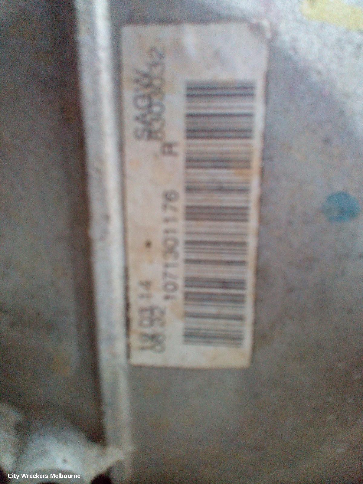 LDV G10 TRANS/GEARBOX, AUTO, DIESEL, 1.9, TURBO, SV7A/SV7C, WAGON/VAN, 04/2015 ONWARDS