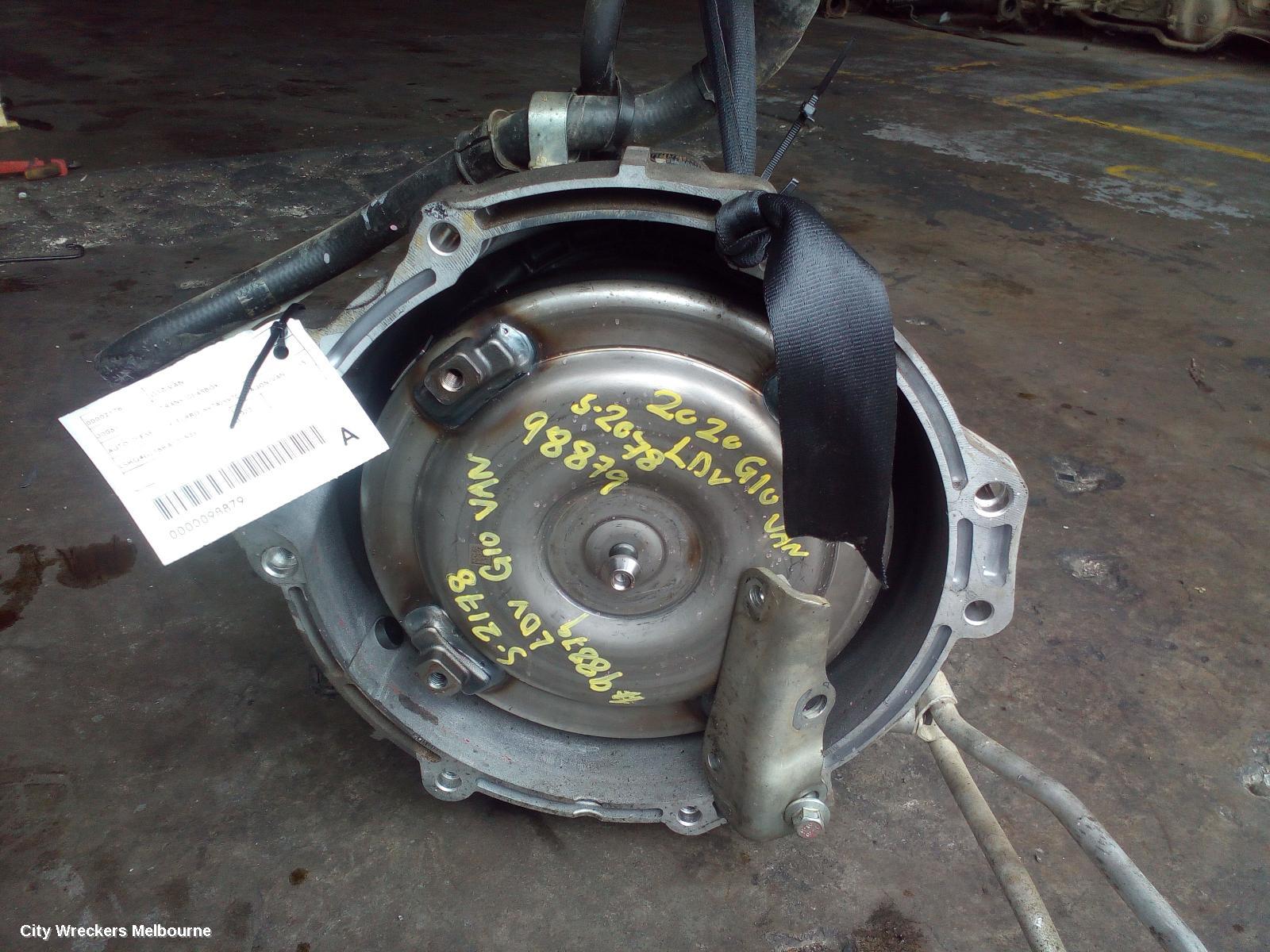 LDV G10 TRANS/GEARBOX, AUTO, DIESEL, 1.9, TURBO, SV7A/SV7C, WAGON/VAN, 04/2015 ONWARDS