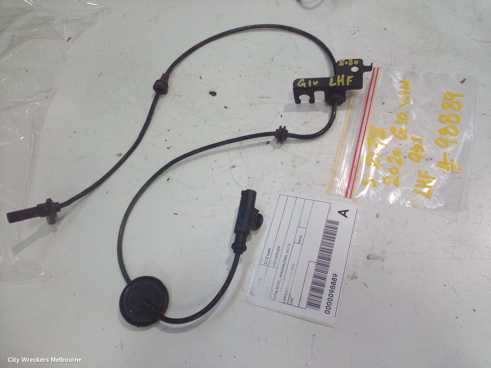 LDV G10 ABS SENSOR, SV7A/SV7C, WAGON/VAN, LH FRONT, 04/2015 ONWARDS
