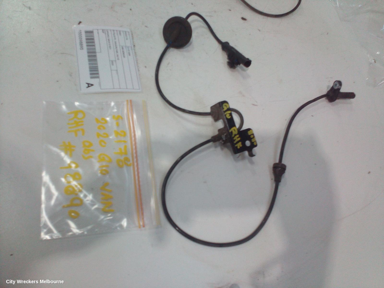 LDV G10 ABS SENSOR, SV7A/SV7C, WAGON/VAN, RH FRONT, 04/2015 ONWARDS