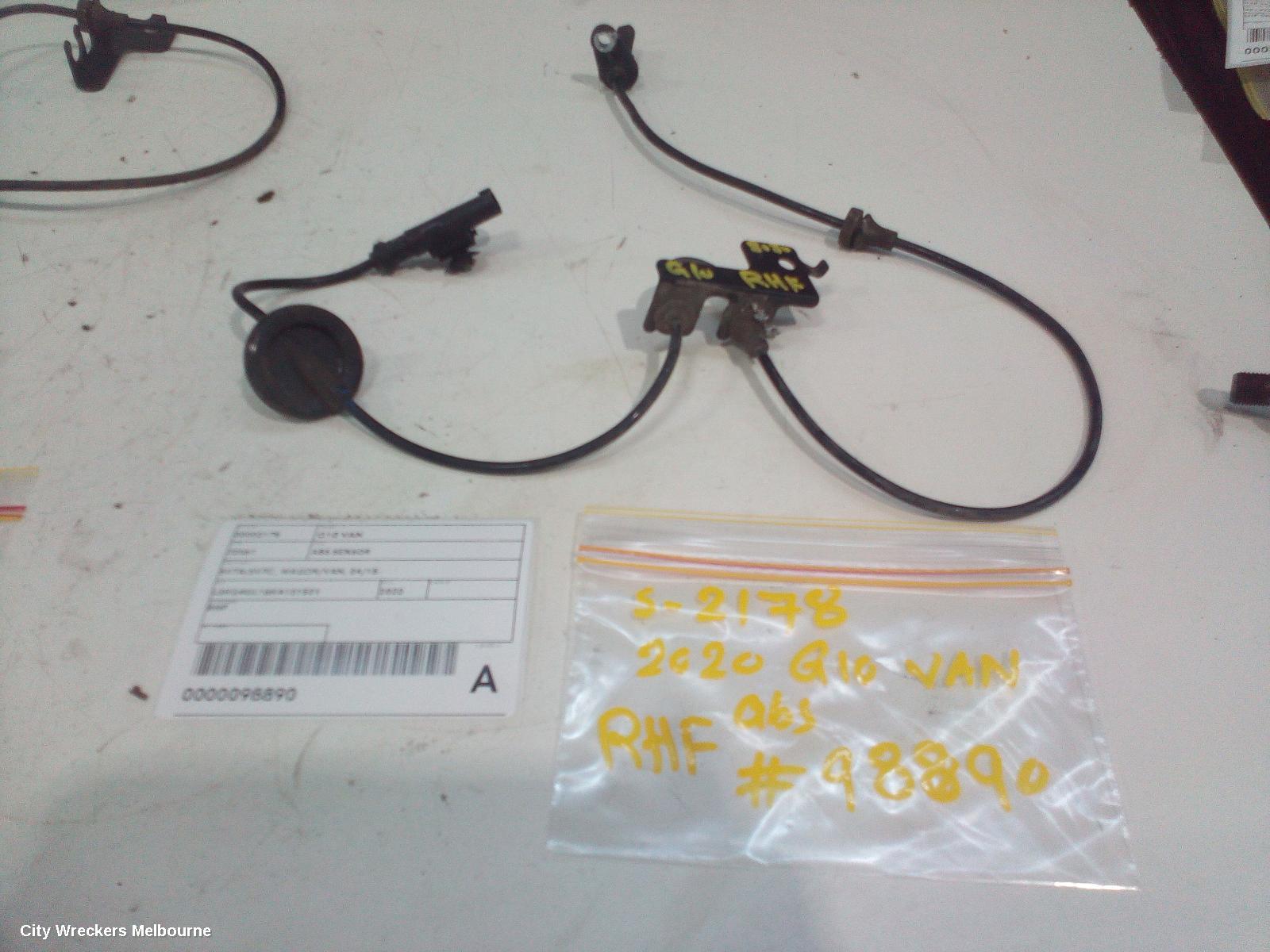 LDV G10 ABS SENSOR, SV7A/SV7C, WAGON/VAN, RH FRONT, 04/2015 ONWARDS