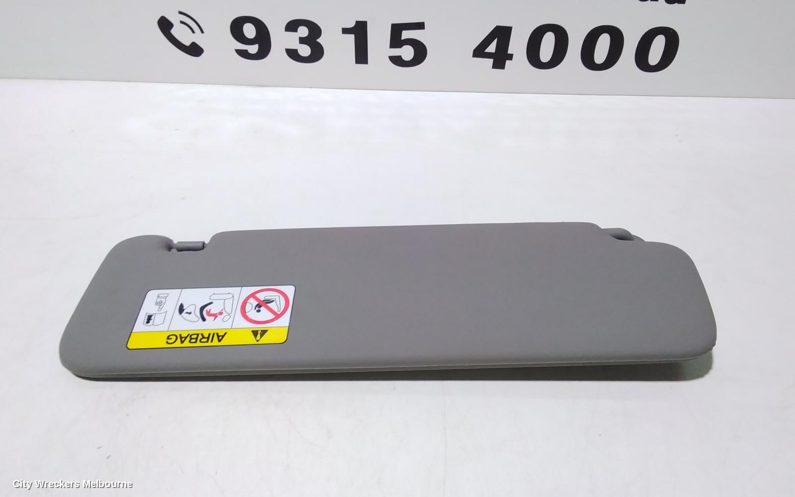 LDV G10 SUNVISOR, SV7C, LH SIDE, NON MIRROR TYPE, VAN, 04/2015 ONWARDS