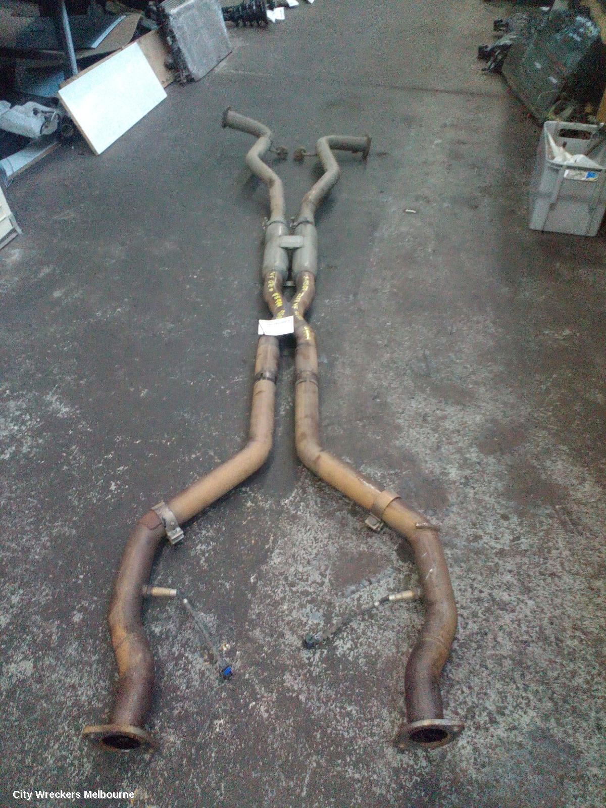 HOLDEN COMMODORE EXHAUST SYSTEM, VF, UTE, V6, DUAL MUFFLERS, 05/2013 - 12/2017