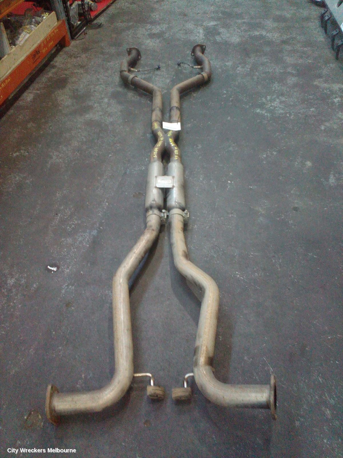 HOLDEN COMMODORE EXHAUST SYSTEM, VF, UTE, V6, DUAL MUFFLERS, 05/2013 - 12/2017