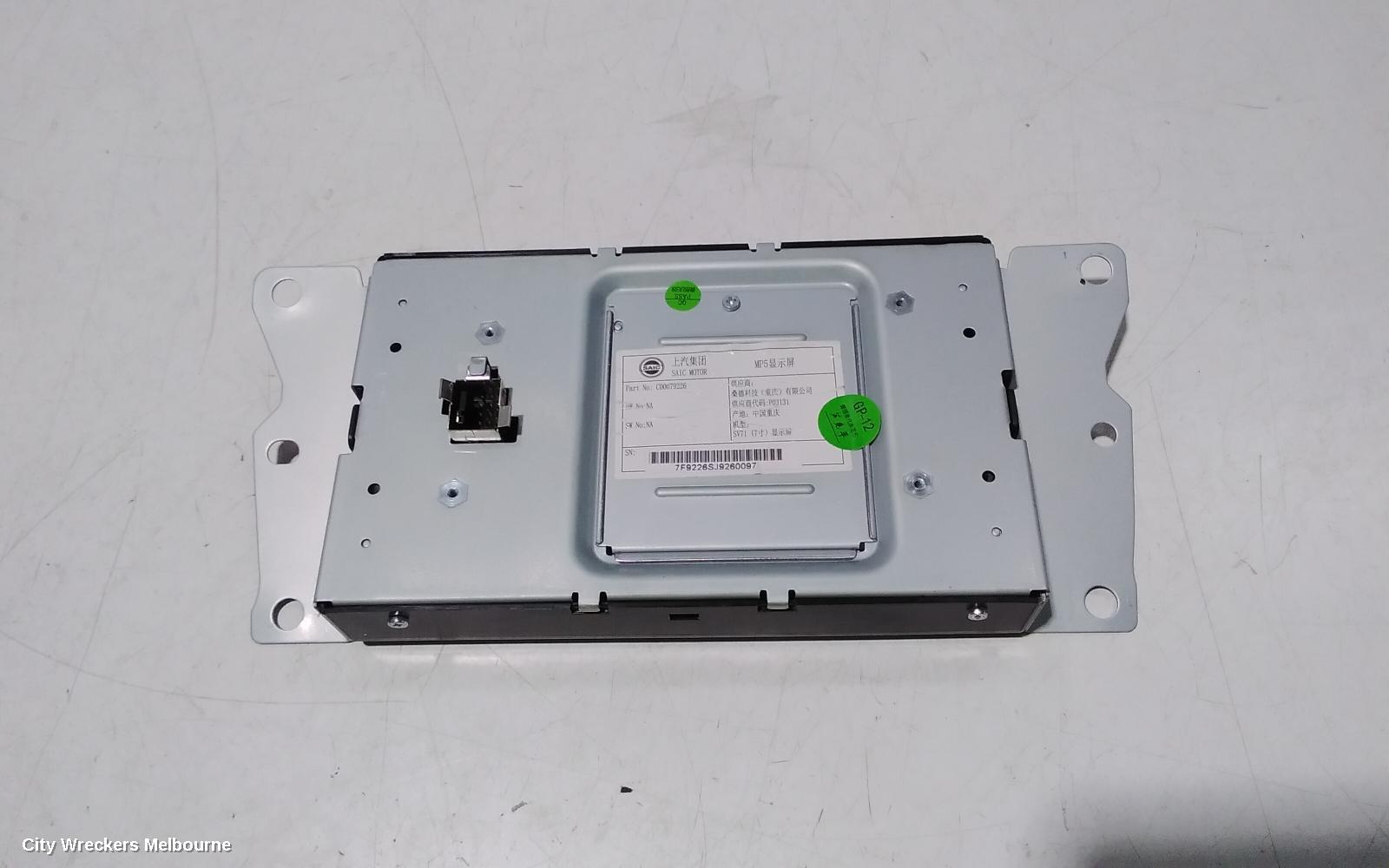 LDV G10 RADIO/CD/DVD/SAT/TV, DISPLAY UNIT, 10IN TOUCHSCREEN, SV7A/SV7C, WAGON/VAN, 04/2015 ONWARDS