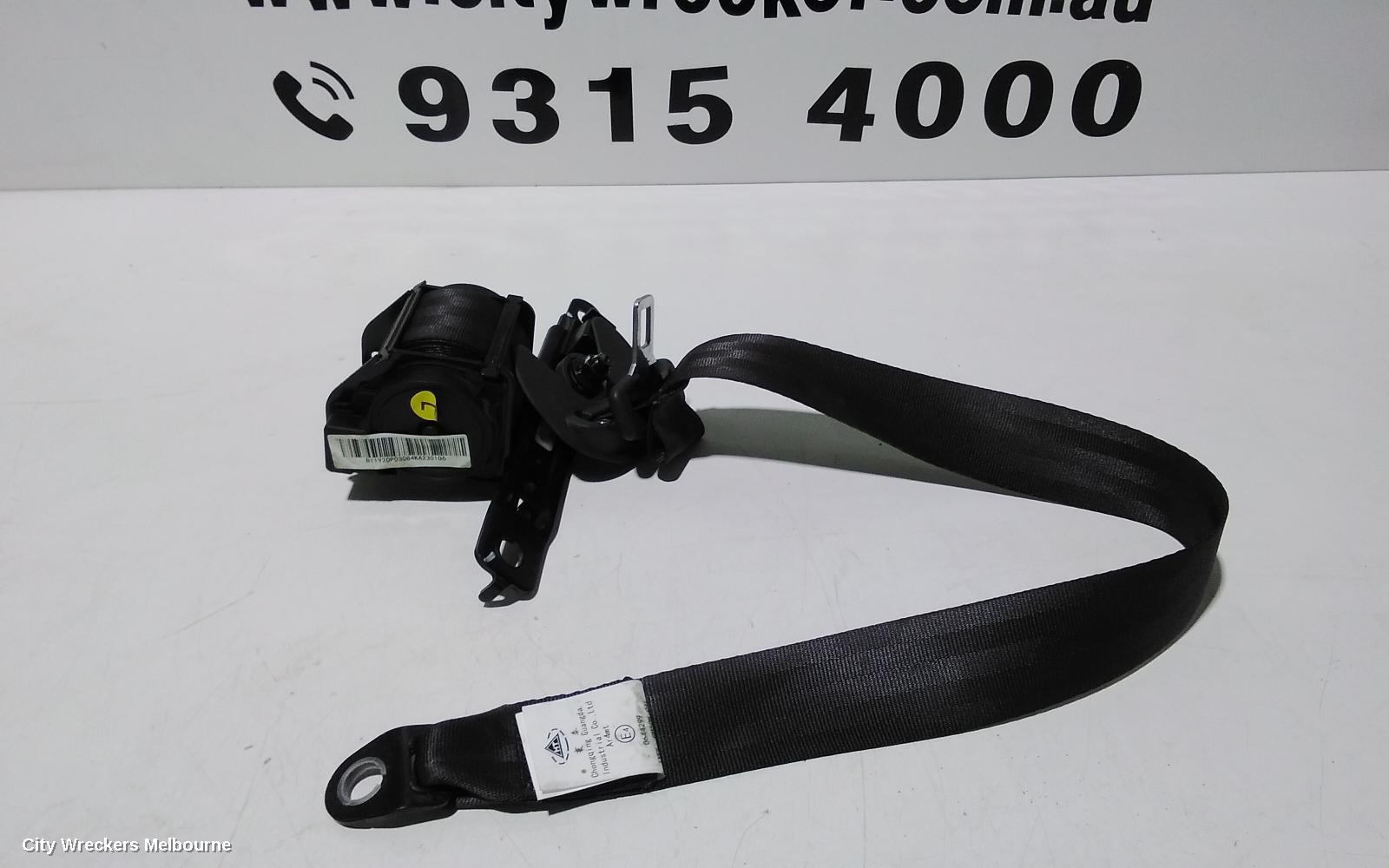 LDV G10 SEATBELT/STALK, LH FRONT, SEAT BELT ONLY, SV7A/SV7C, WAGON/VAN, 04/2015 ONWARDS