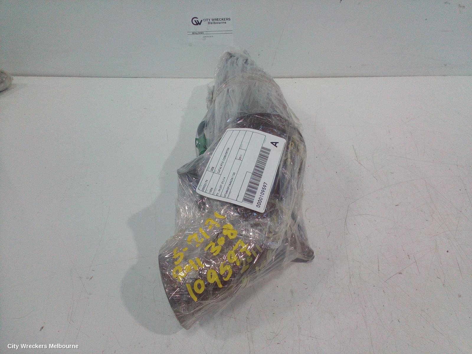 PEUGEOT 308 CATALYTIC CONVERTER, T7, 09/2007 - 01/2014