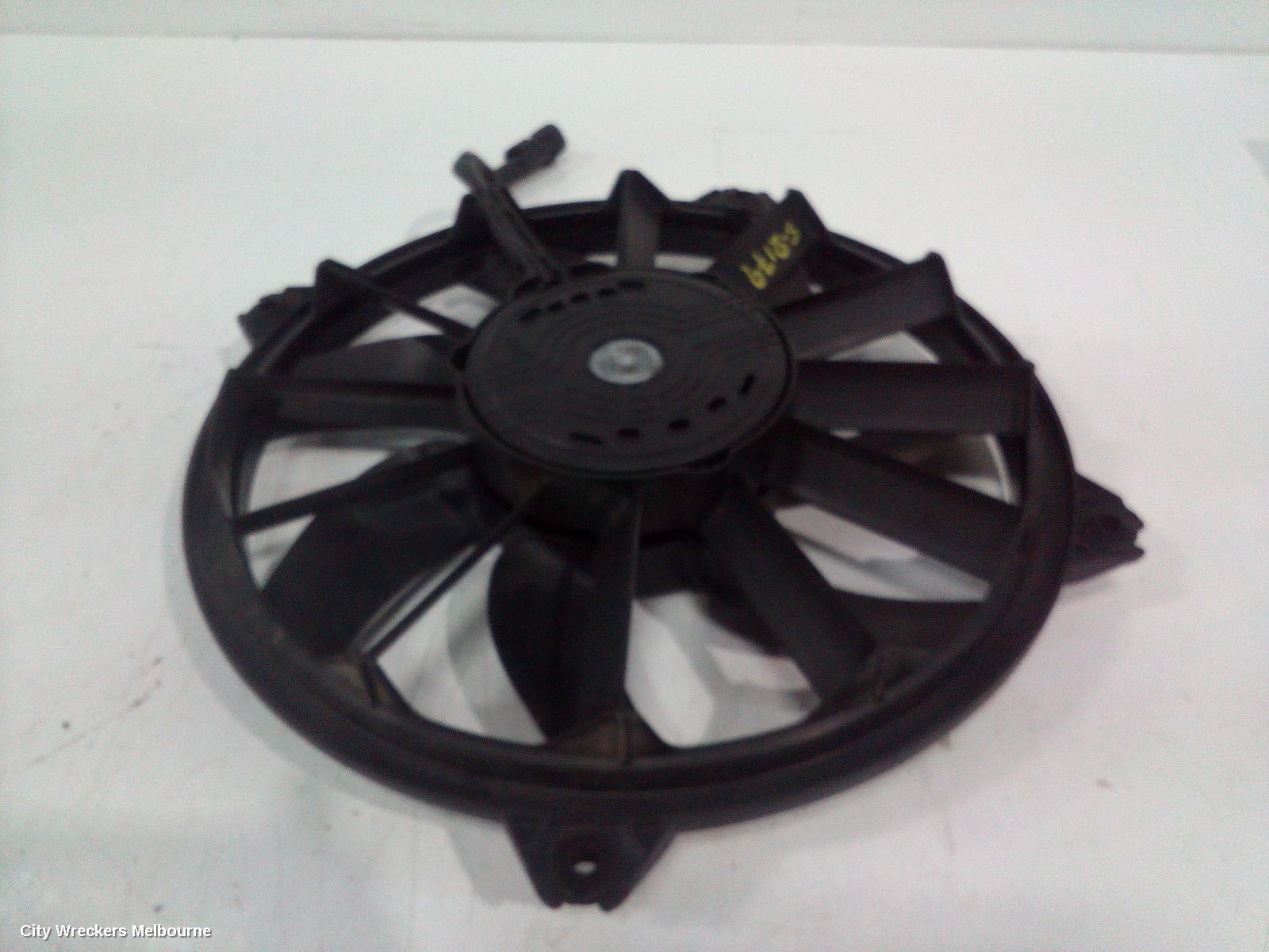 PEUGEOT 308 FAN, RADIATOR FAN, 140W, MARKED FS1572, T7, 09/2007 - 09/2014