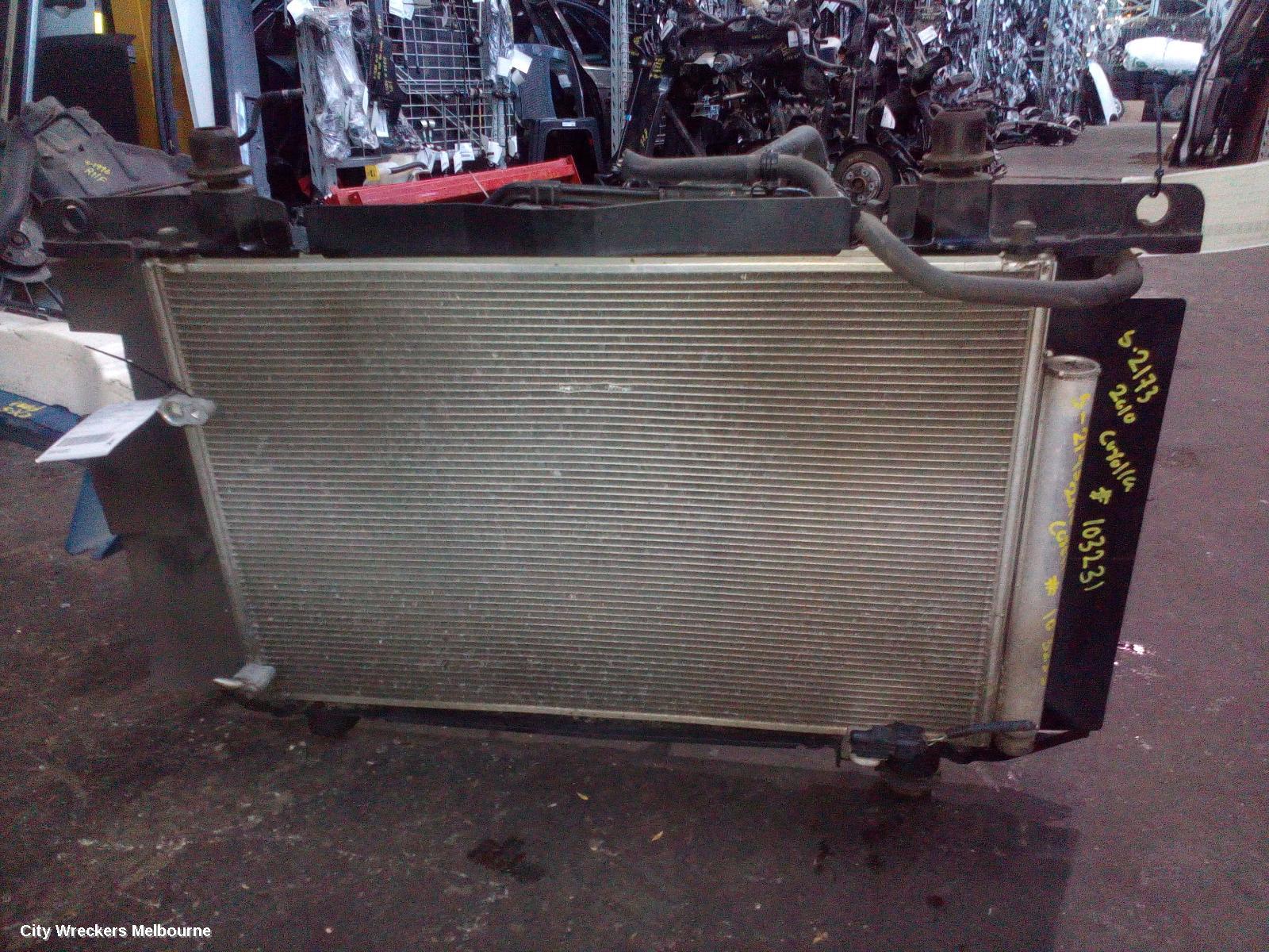 TOYOTA COROLLA A/C CONDENSER, ZRE152/20153R, 03/2007 - 10/2013