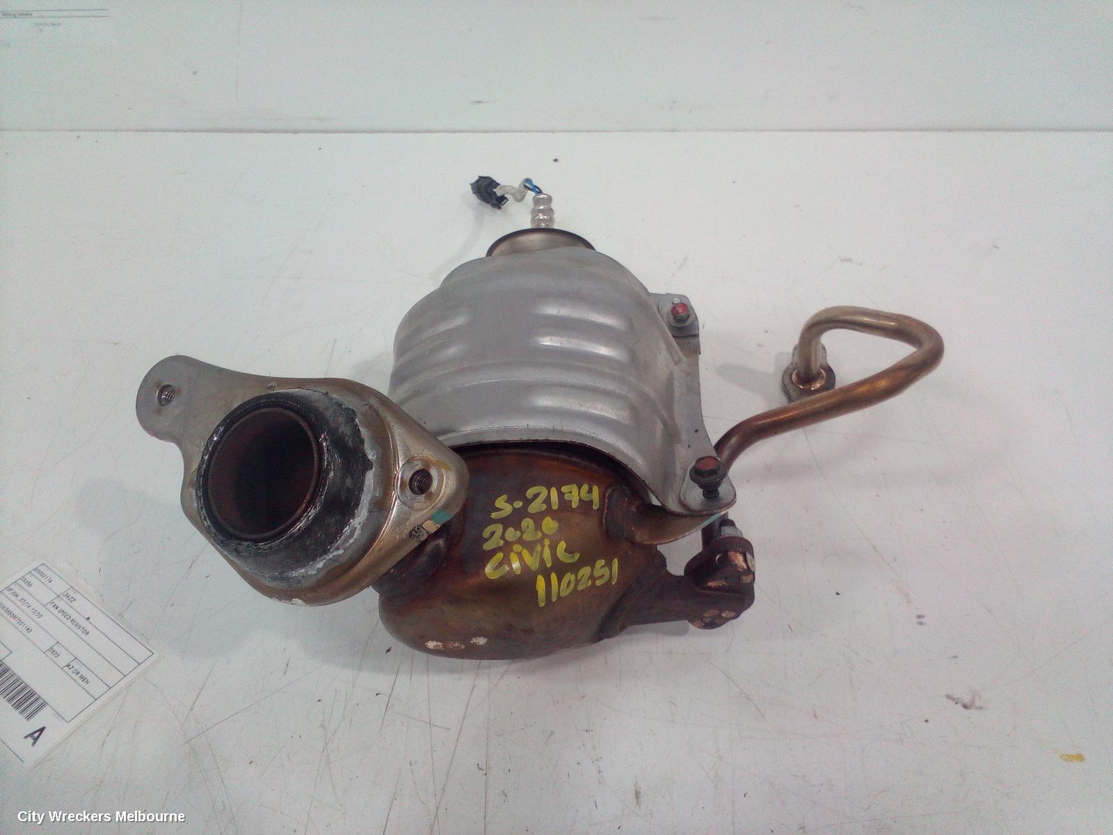 HONDA JAZZ CATALYTIC CONVERTER, MANIFOLD-CAT TYPE, 1.5, PETROL, GF/GK, 07/2014 - 12/2020
