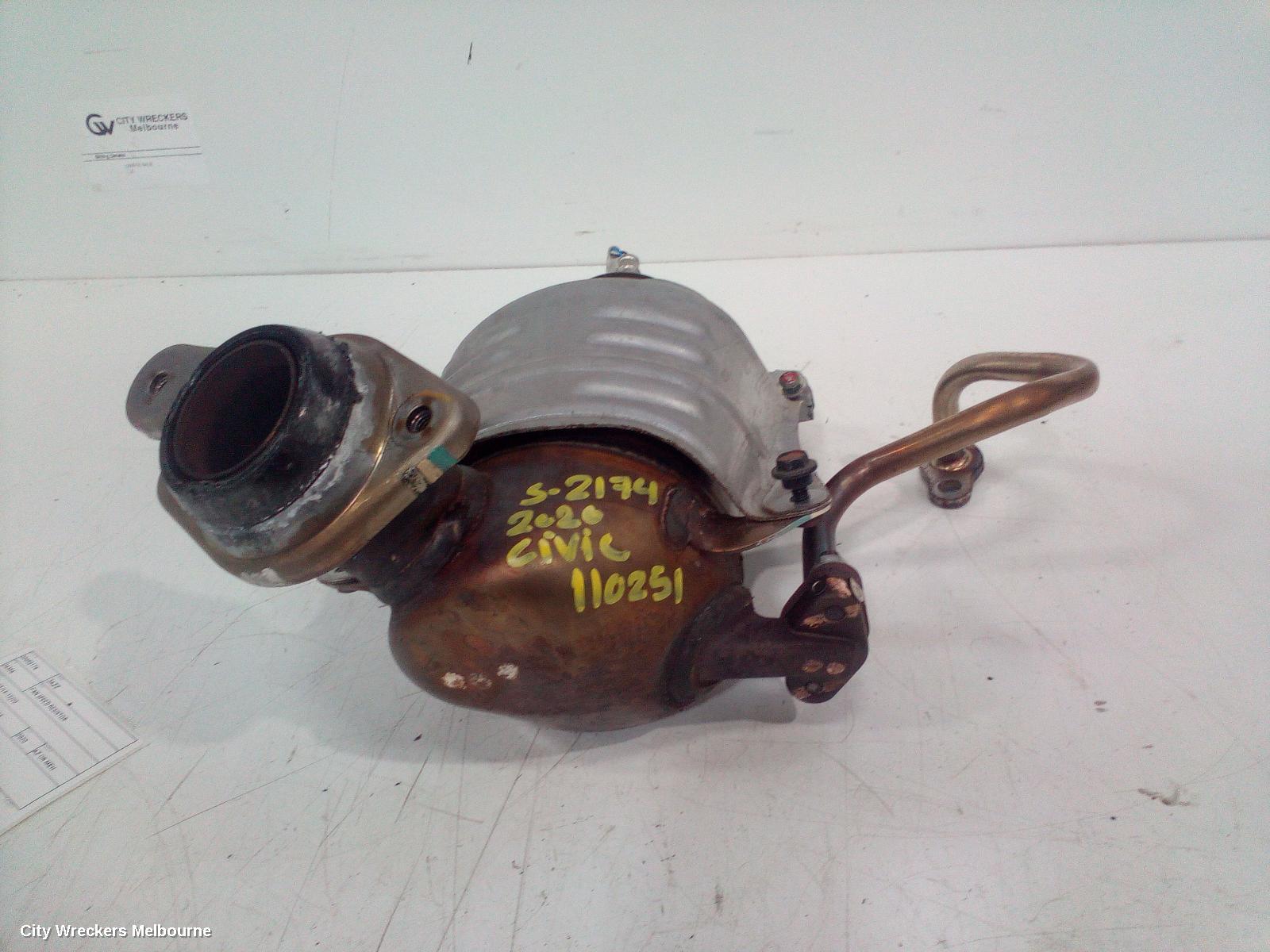 HONDA JAZZ CATALYTIC CONVERTER, MANIFOLD-CAT TYPE, 1.5, PETROL, GF/GK, 07/2014 - 12/2020