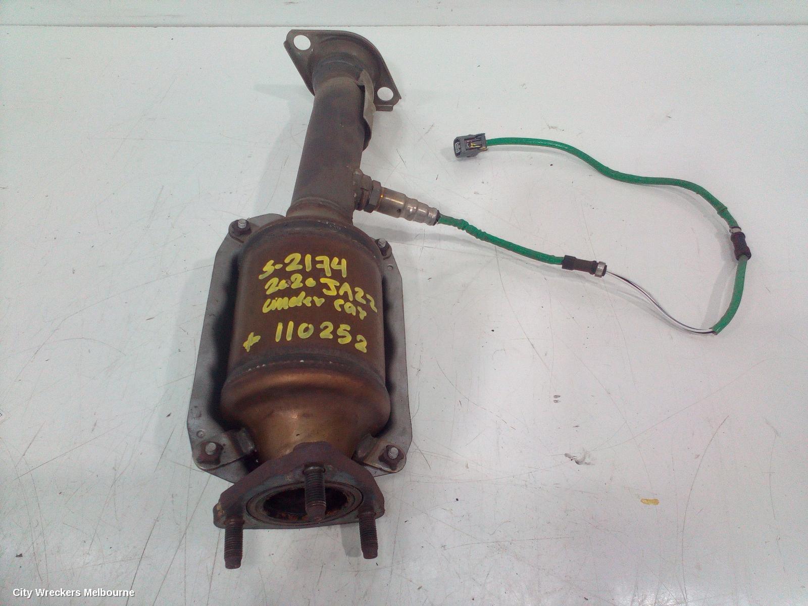 HONDA JAZZ CATALYTIC CONVERTER, UNDER CAR-CAT TYPE, 1.5, PETROL, GF/GK, 07/2014 - 12/2020