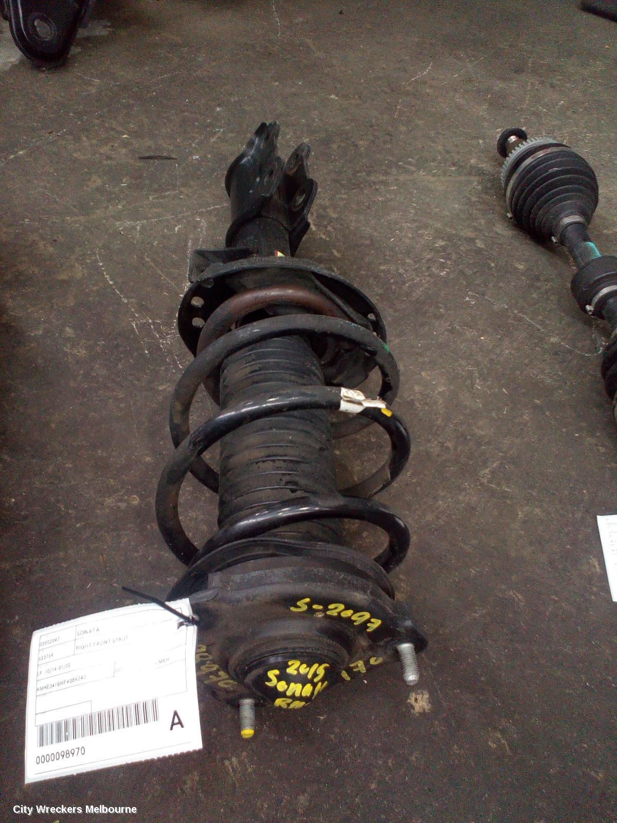 HYUNDAI SONATA RIGHT FRONT STRUT, PETROL, 2.0, TURBO, LF, 10/2014 - 07/2017