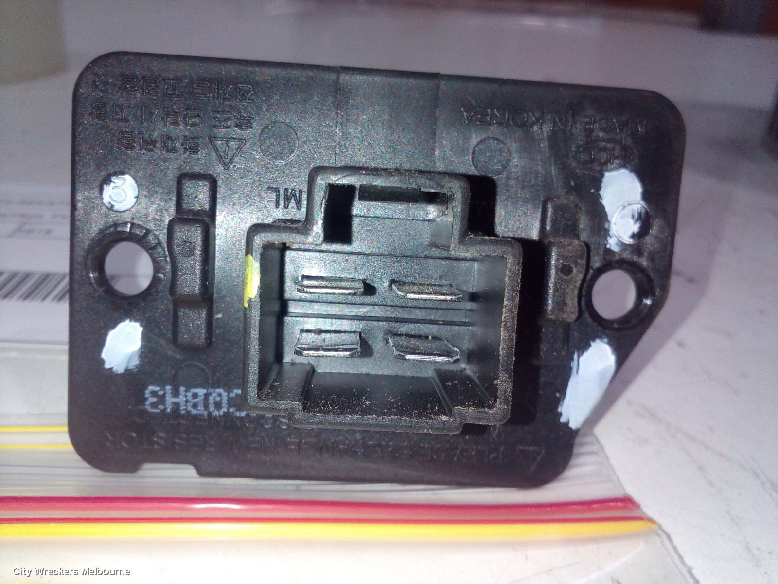 HYUNDAI IX35 FAN SPEED RESISTOR, LM SERIES, NON CLIMATE CONTROL TYPE, 10/2013 - 01/2016
