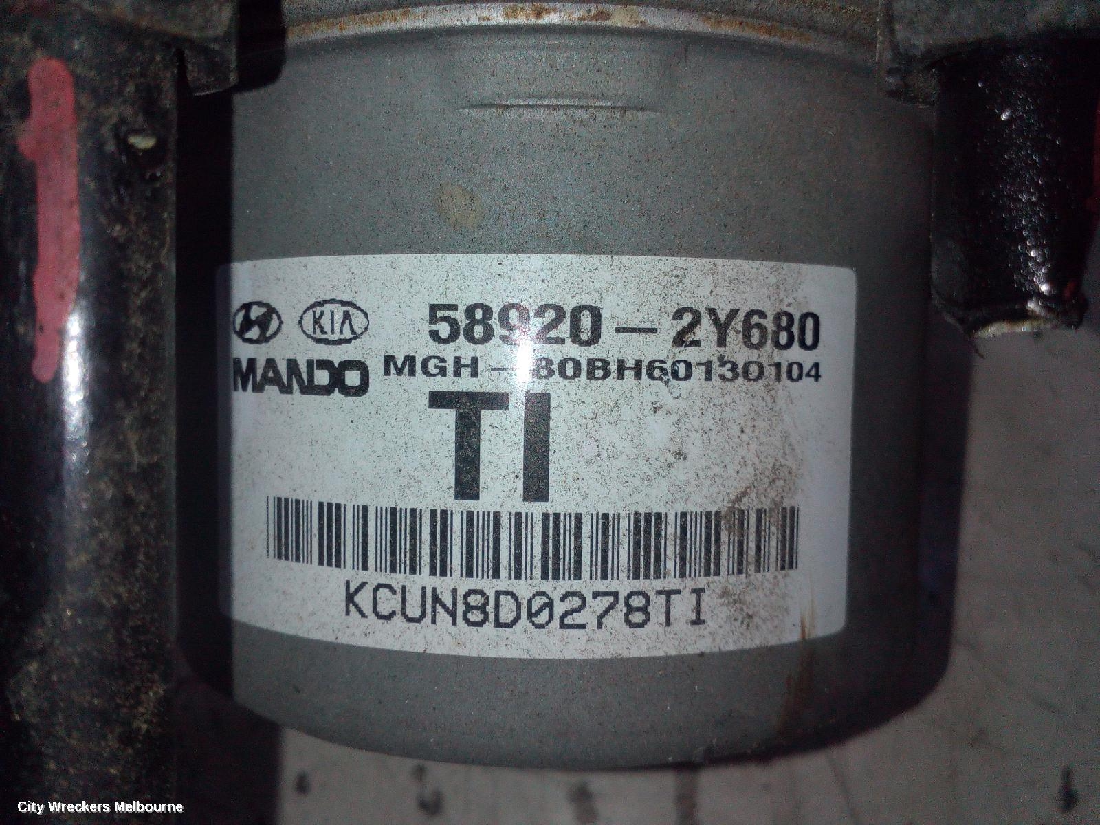 HYUNDAI IX35 ABS PUMP/MODULATOR, LM SERIES, PETROL, P/N 58920-2Y680, 11/2009 - 01/2016