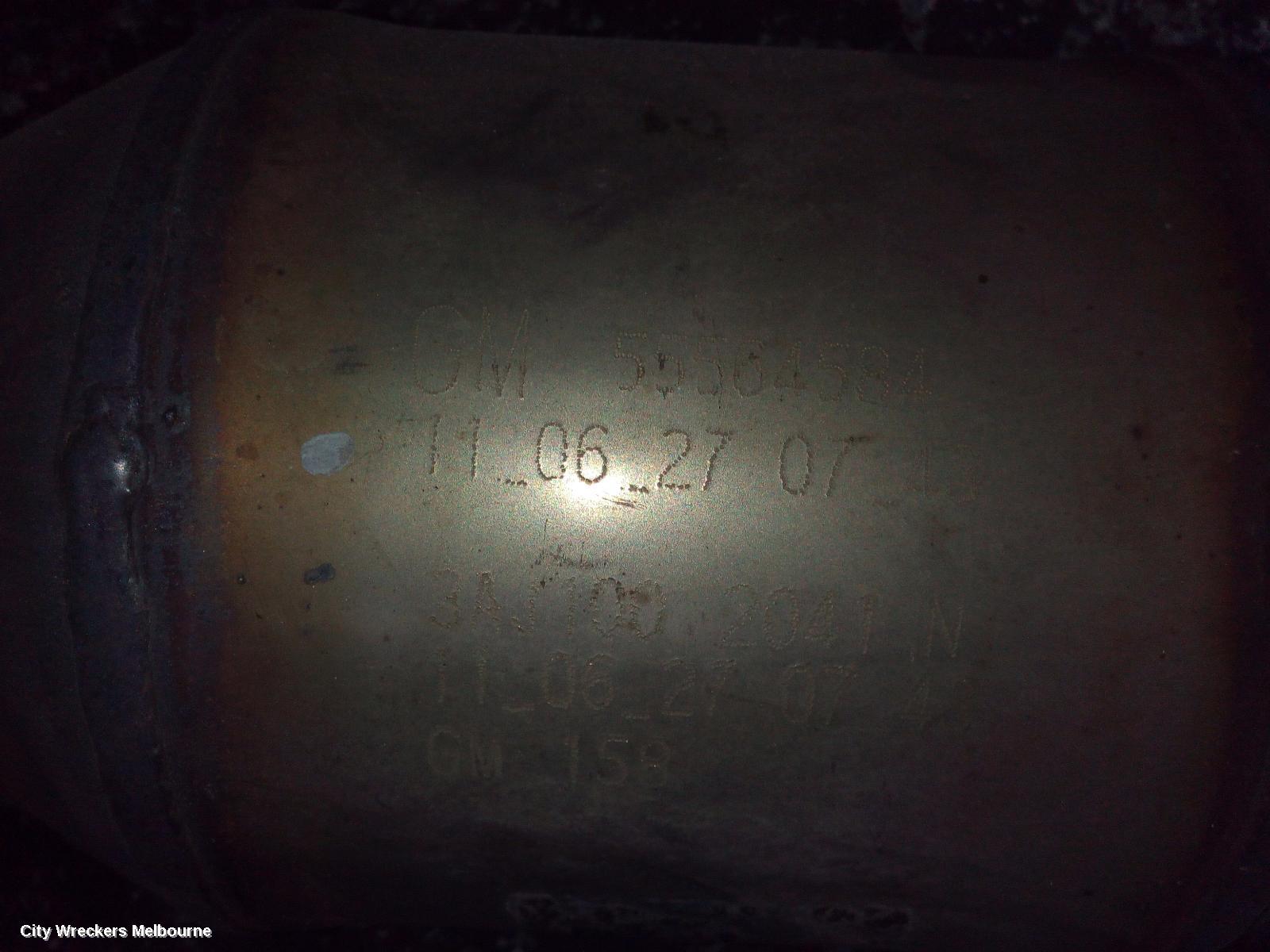 HOLDEN CRUZE CATALYTIC CONVERTER, DOWNPIPE-CAT TYPE, 1.4, PETROL, JH, 03/2011 - 01/2017