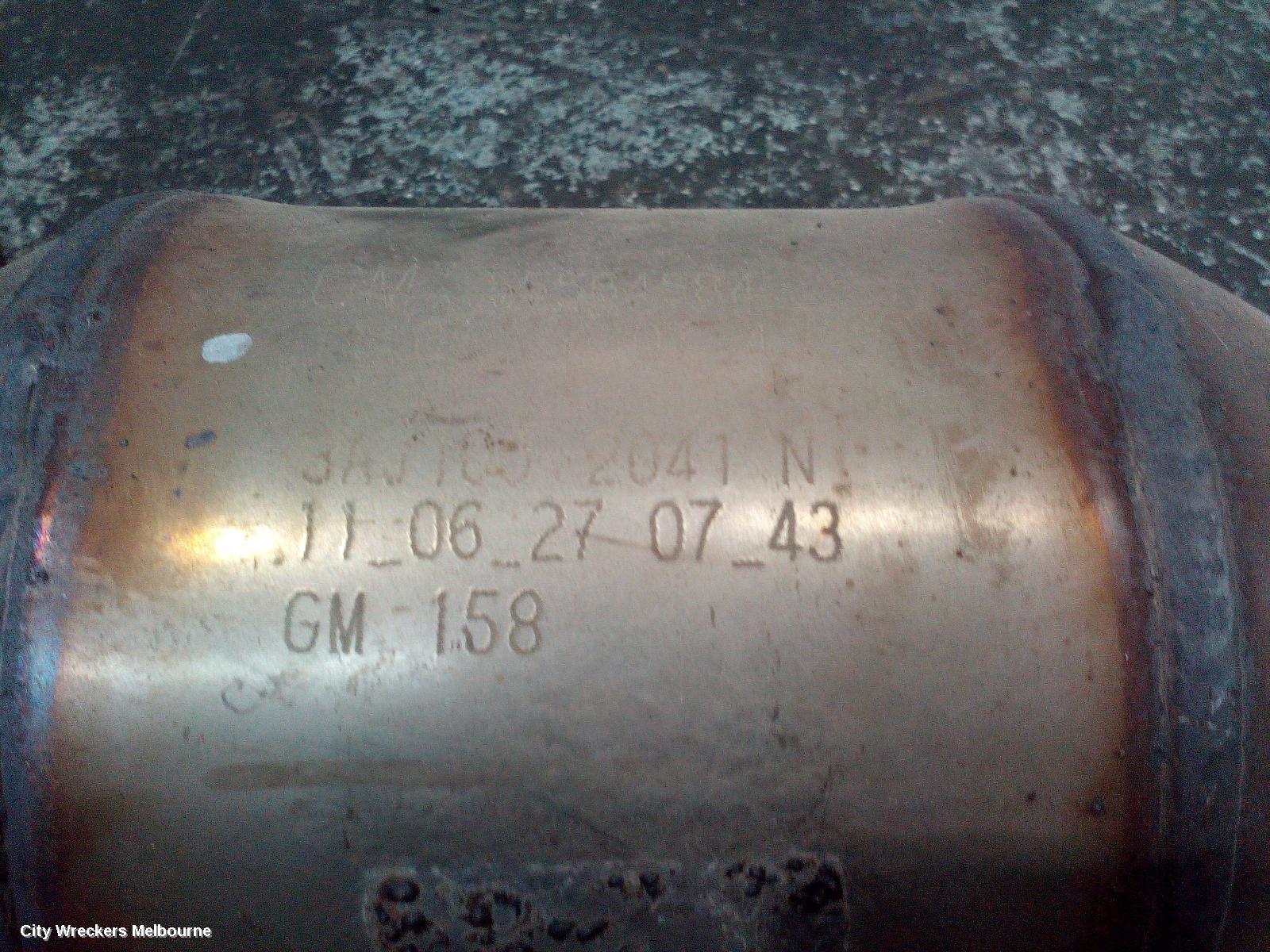 HOLDEN CRUZE CATALYTIC CONVERTER, DOWNPIPE-CAT TYPE, 1.4, PETROL, JH, 03/2011 - 01/2017