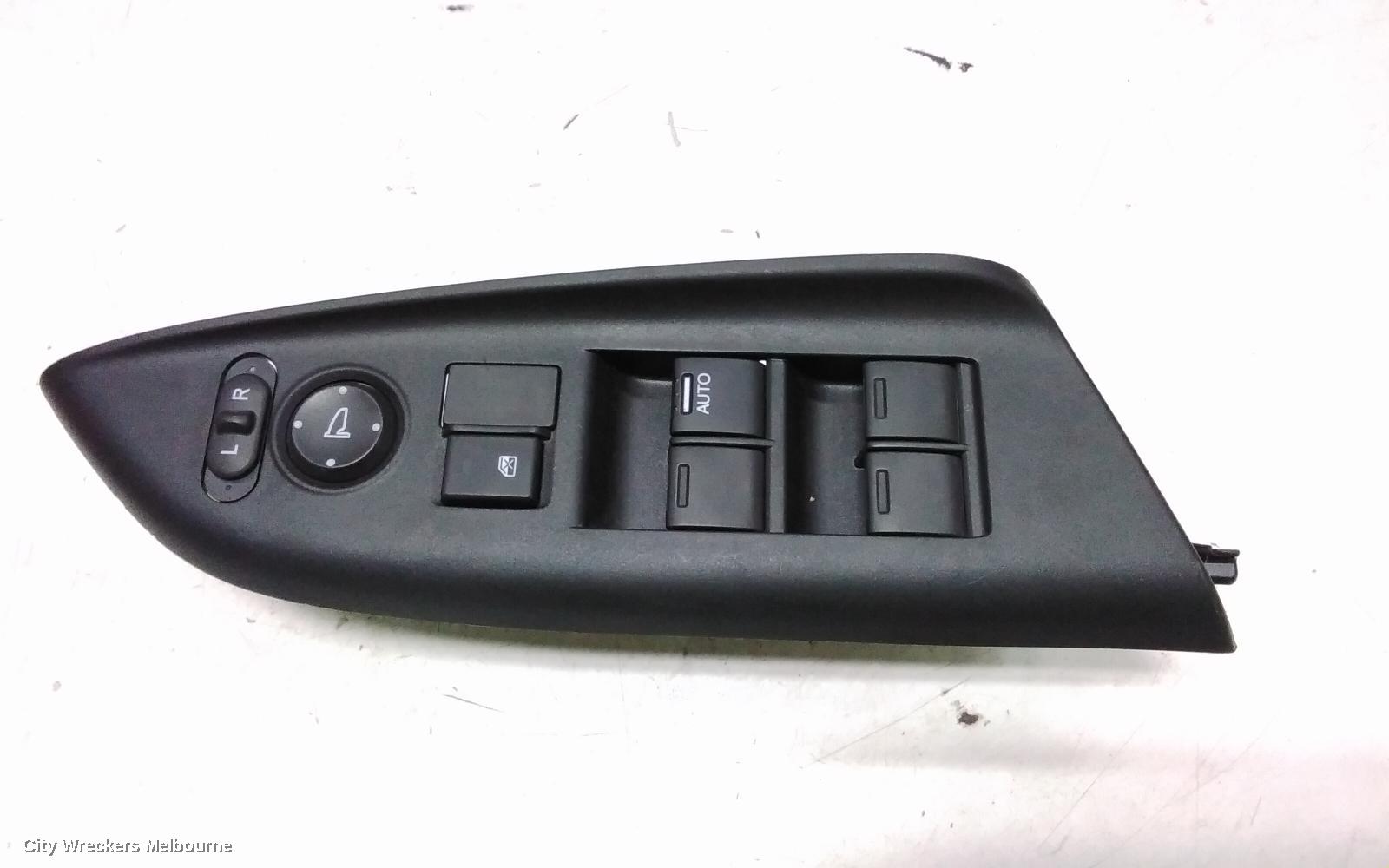 HONDA JAZZ PWR DR WIND SWITCH, RH FRONT (MASTER SWITCH), GF/GK, W/ CENTRAL LOCK BUTTON TYPE, 07/2014 - 12/2020