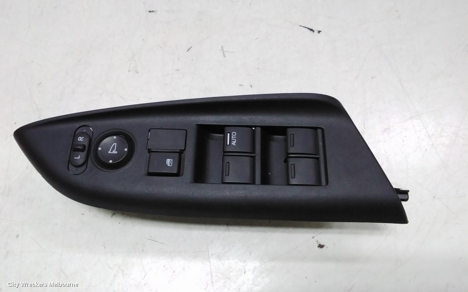 HONDA JAZZ PWR DR WIND SWITCH, RH FRONT (MASTER SWITCH), GF/GK, W/ CENTRAL LOCK BUTTON TYPE, 07/2014 - 12/2020