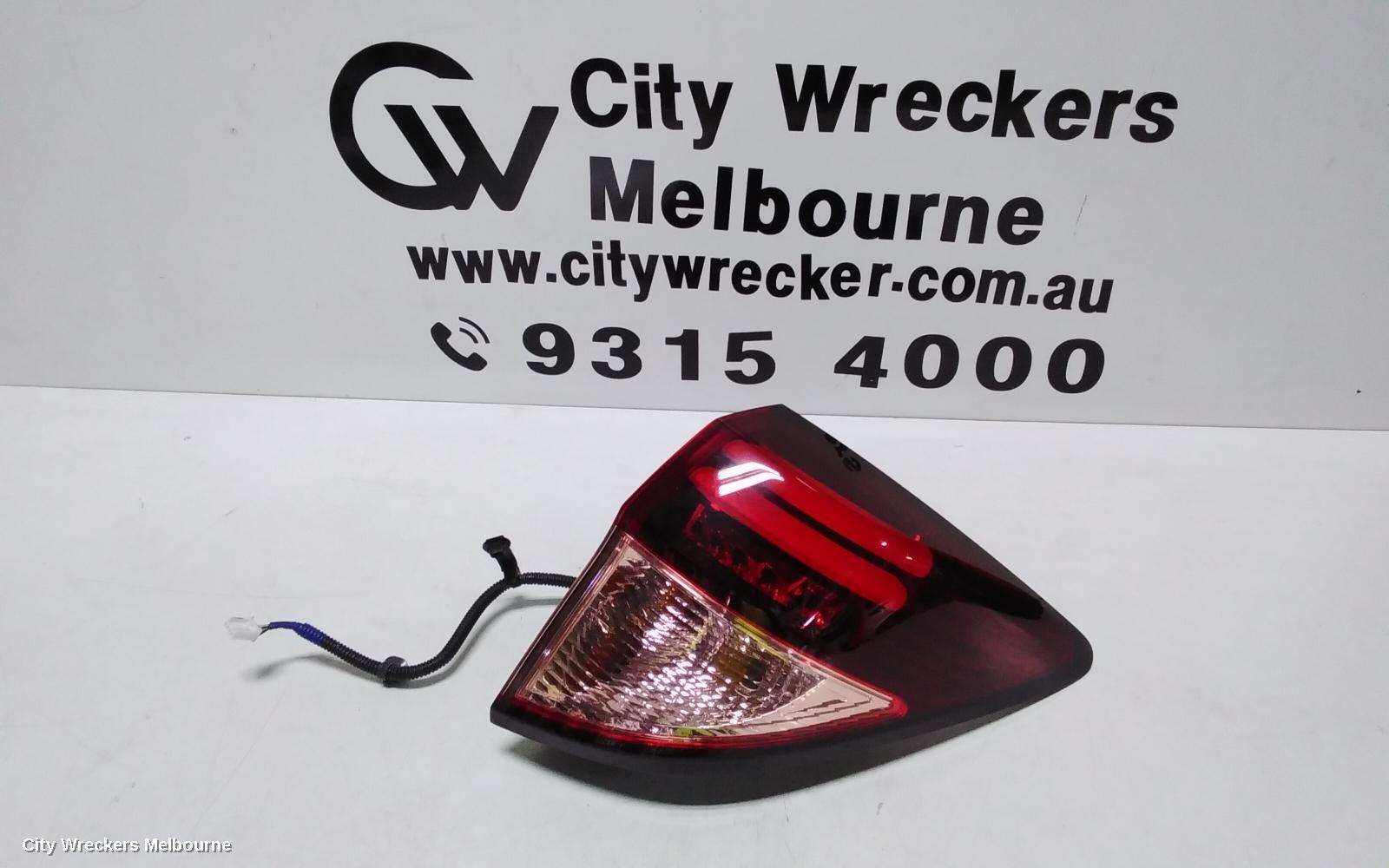 HONDA HRV RIGHT TAILLIGHT, RU5, VTI-S/VTI-L, OPTICAL GUIDE TYPE, 12/2014 - 06/2018