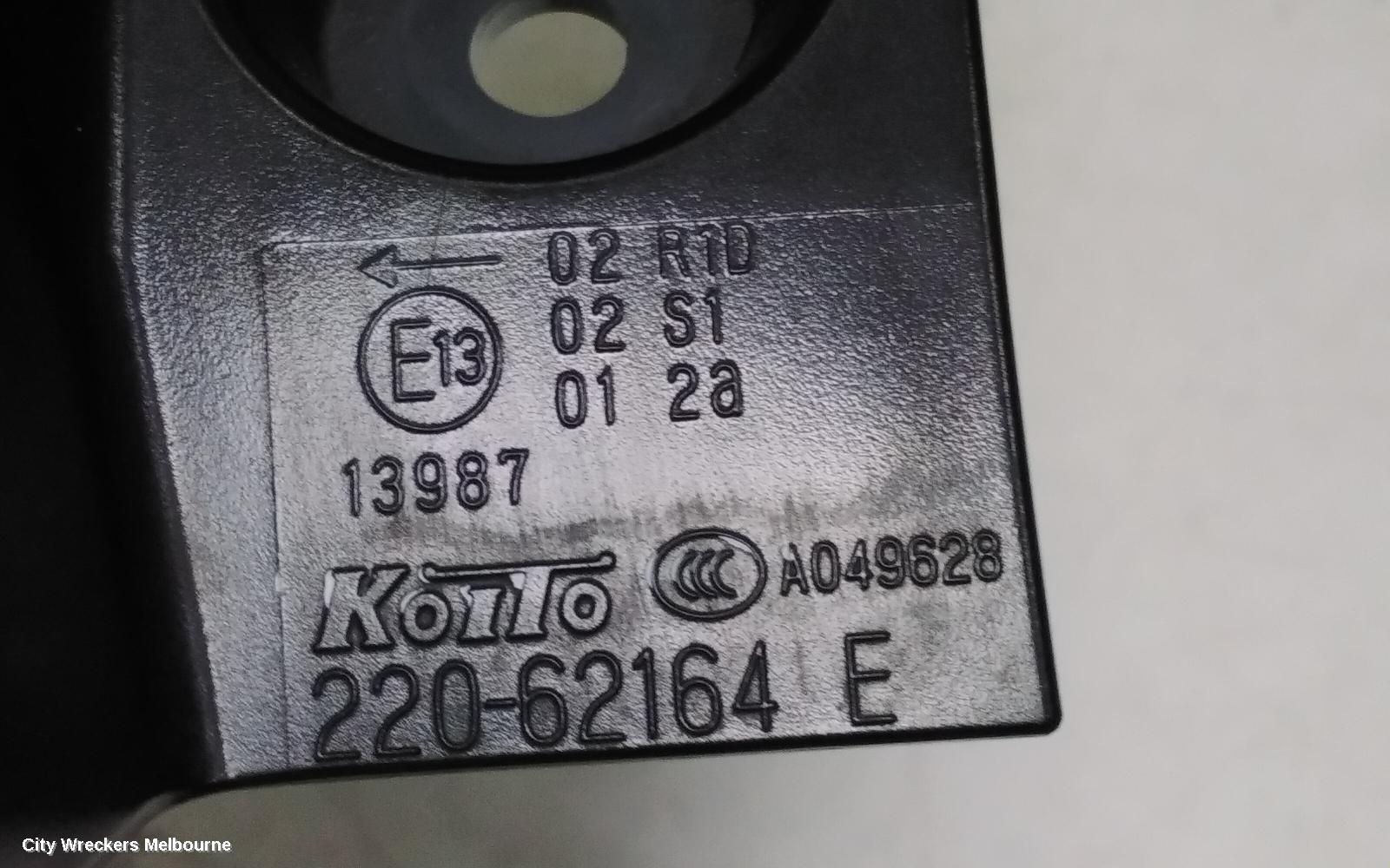 HONDA HRV LEFT TAILLIGHT, RU5, VTI-S/VTI-L, OPTICAL GUIDE TYPE, 12/2014 - 06/2018