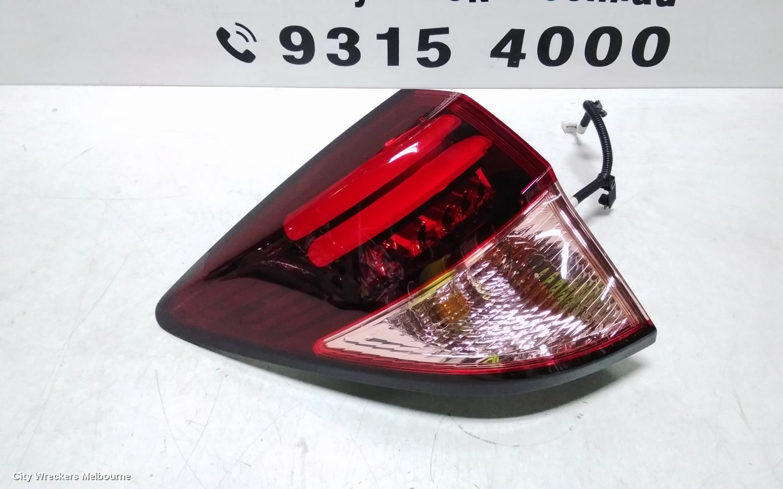 HONDA HRV LEFT TAILLIGHT, RU5, VTI-S/VTI-L, OPTICAL GUIDE TYPE, 12/2014 - 06/2018