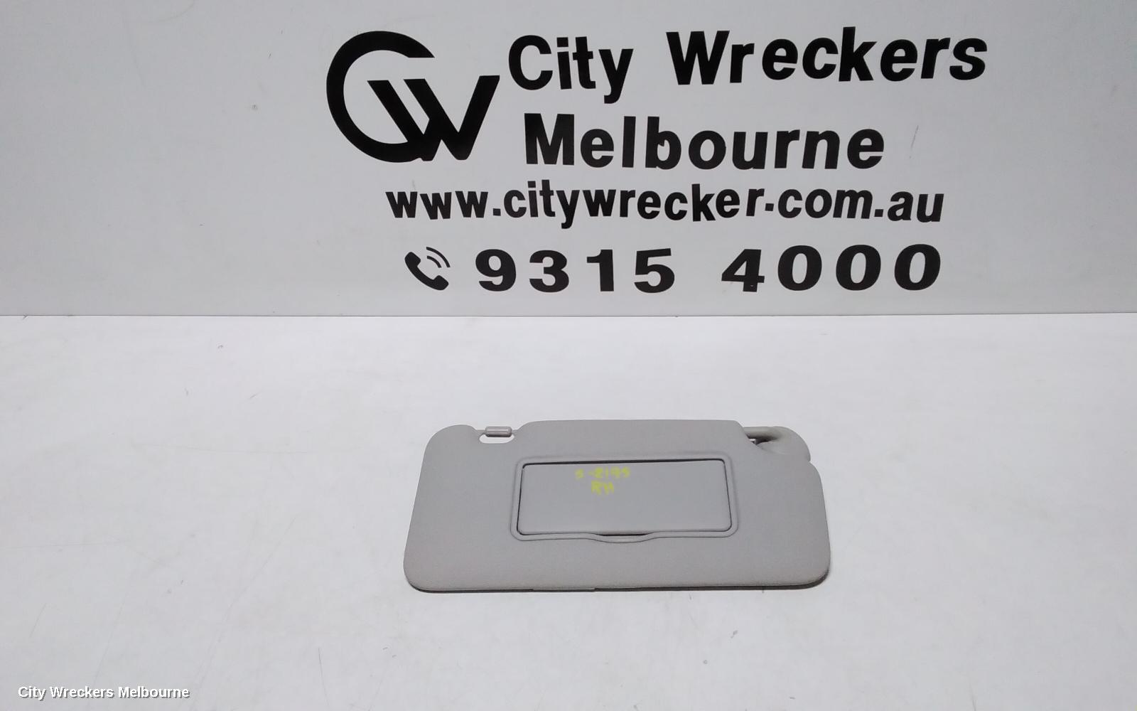 HONDA HRV SUNVISOR, RU5, RH SIDE, 12/2014 - 10/2021