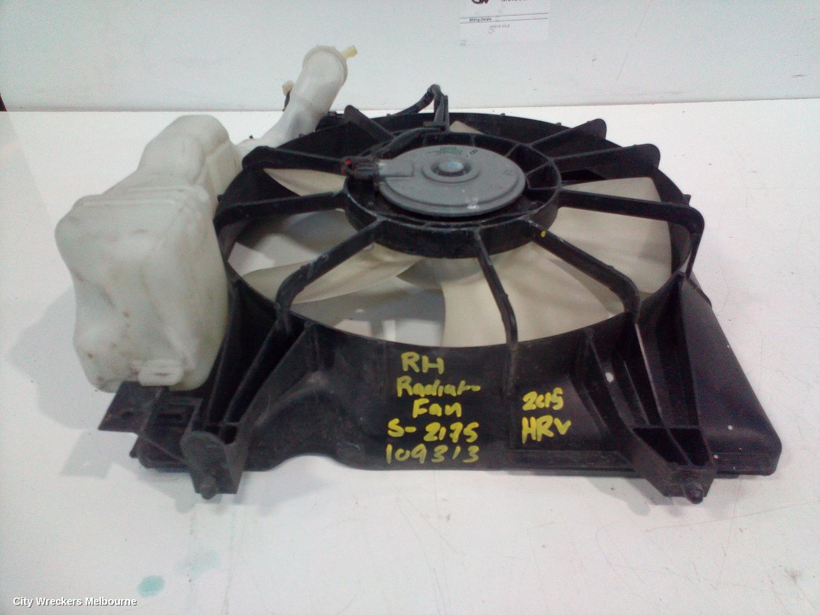 HONDA HRV FAN, RADIATOR FAN, 1.8, PETROL, 12/2014 - 10/2021