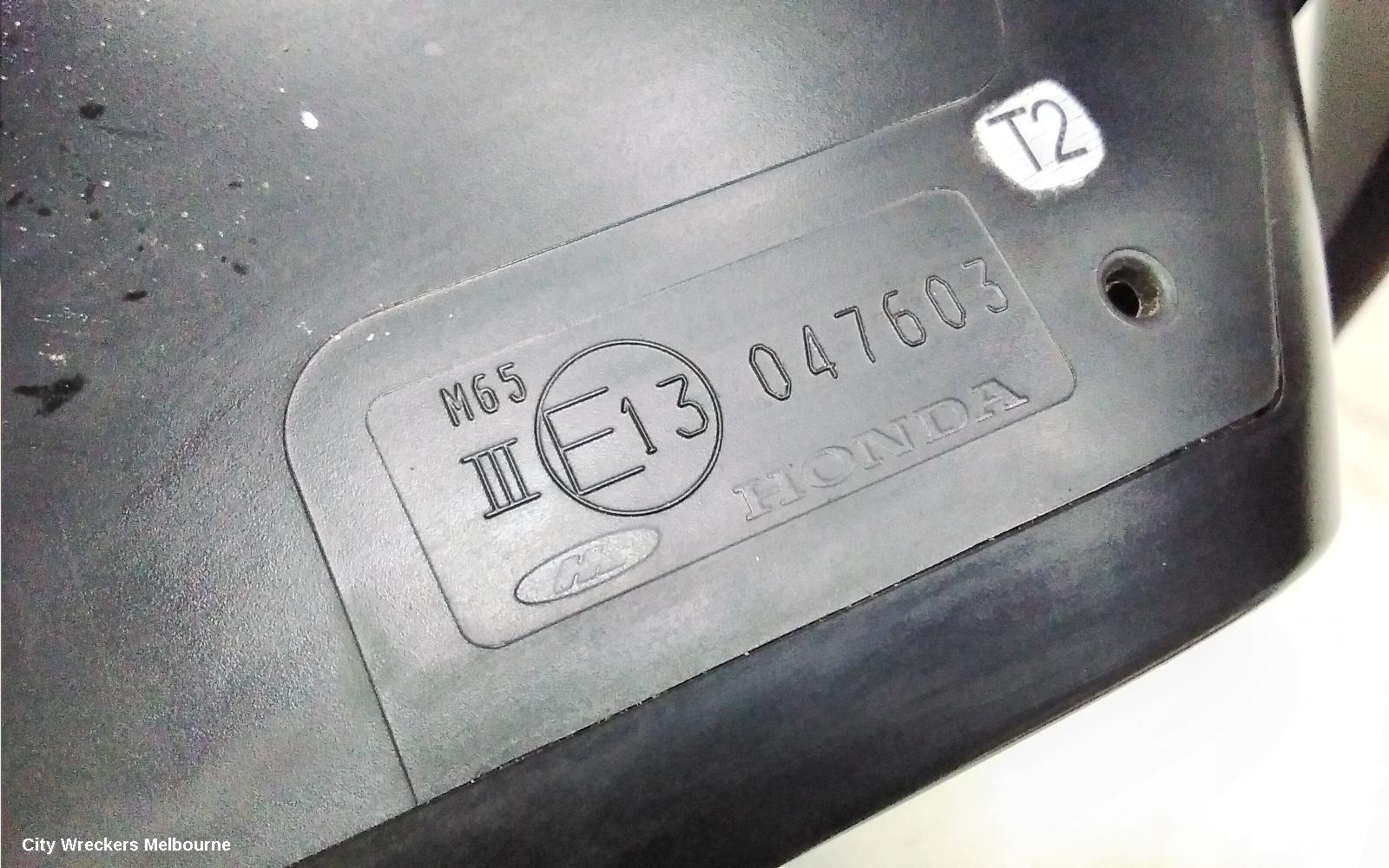 HONDA HRV RIGHT DOOR MIRROR, RU5, VTI/VTI-S, MANUAL FOLD, NON AUTO DIP TYPE (5 WIRE), 12/2014 - 06/2018