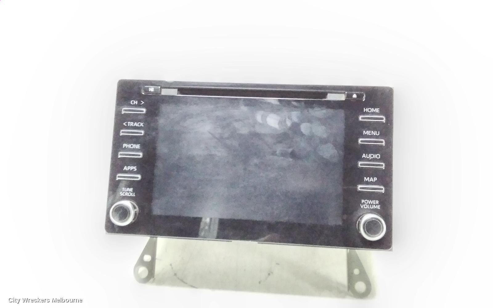 TOYOTA HIACE RADIO/CD/DVD/SAT/TV, 300 SERIES, HEAD UNIT, W/ DISPLAY UNIT, 8IN TOUCHSCREEN, W/ CD TYPE, 02/2019 - 10/2023