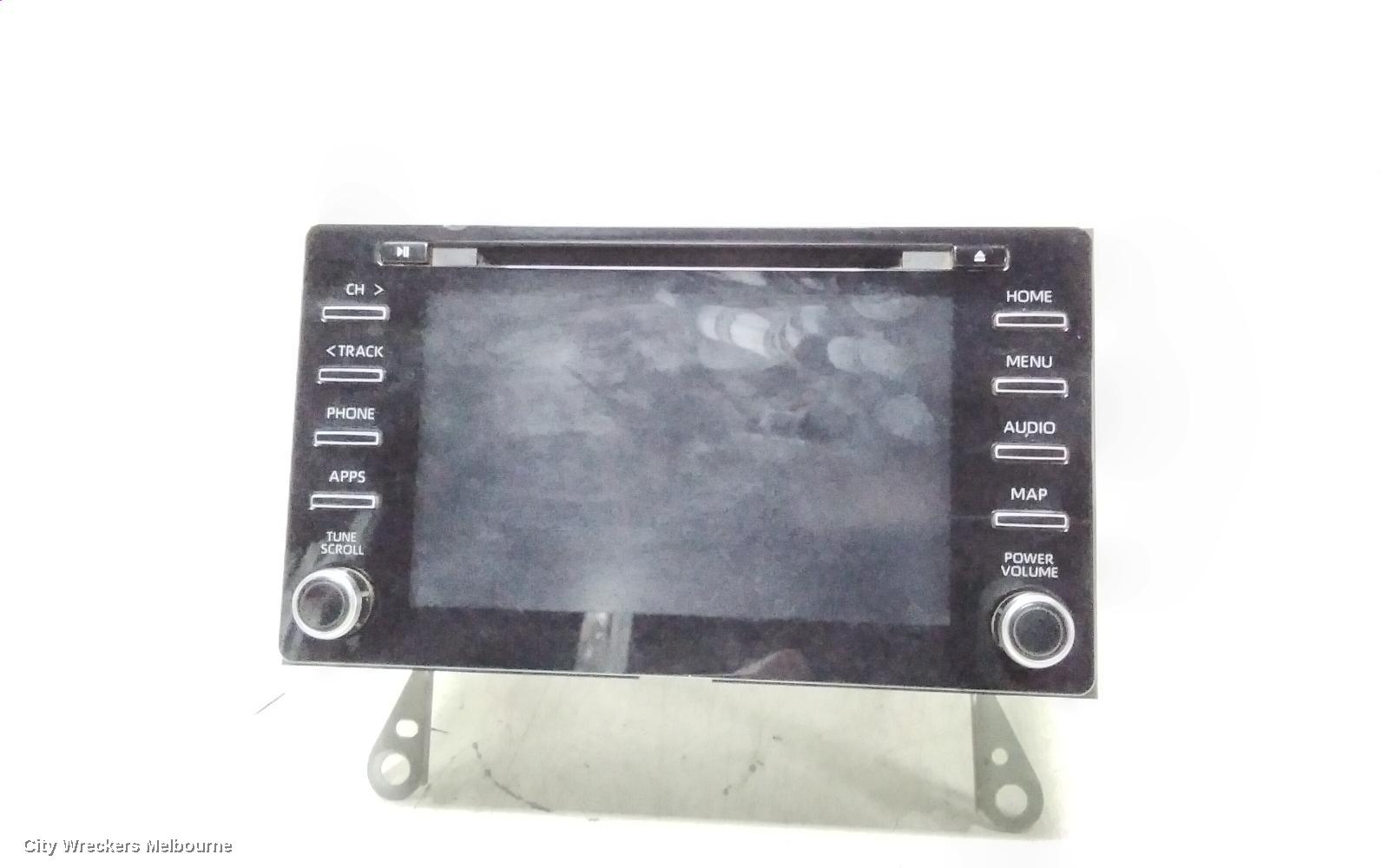 TOYOTA HIACE RADIO/CD/DVD/SAT/TV, 300 SERIES, HEAD UNIT, W/ DISPLAY UNIT, 8IN TOUCHSCREEN, W/ CD TYPE, 02/2019 - 10/2023