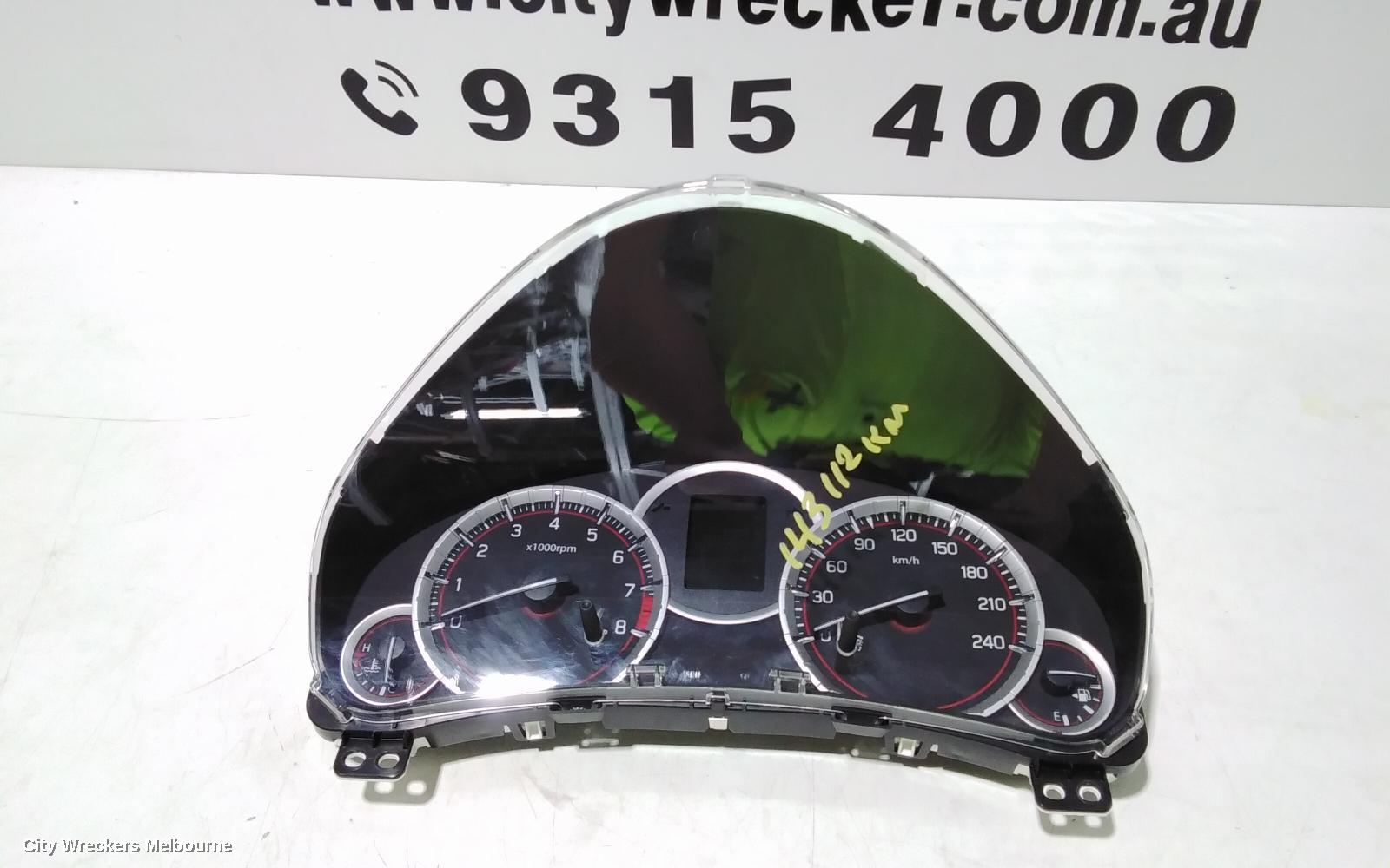 SUZUKI SWIFT INSTRUMENT CLUSTER, SPORTS TYPE, FZ, 08/2010 - 03/2017