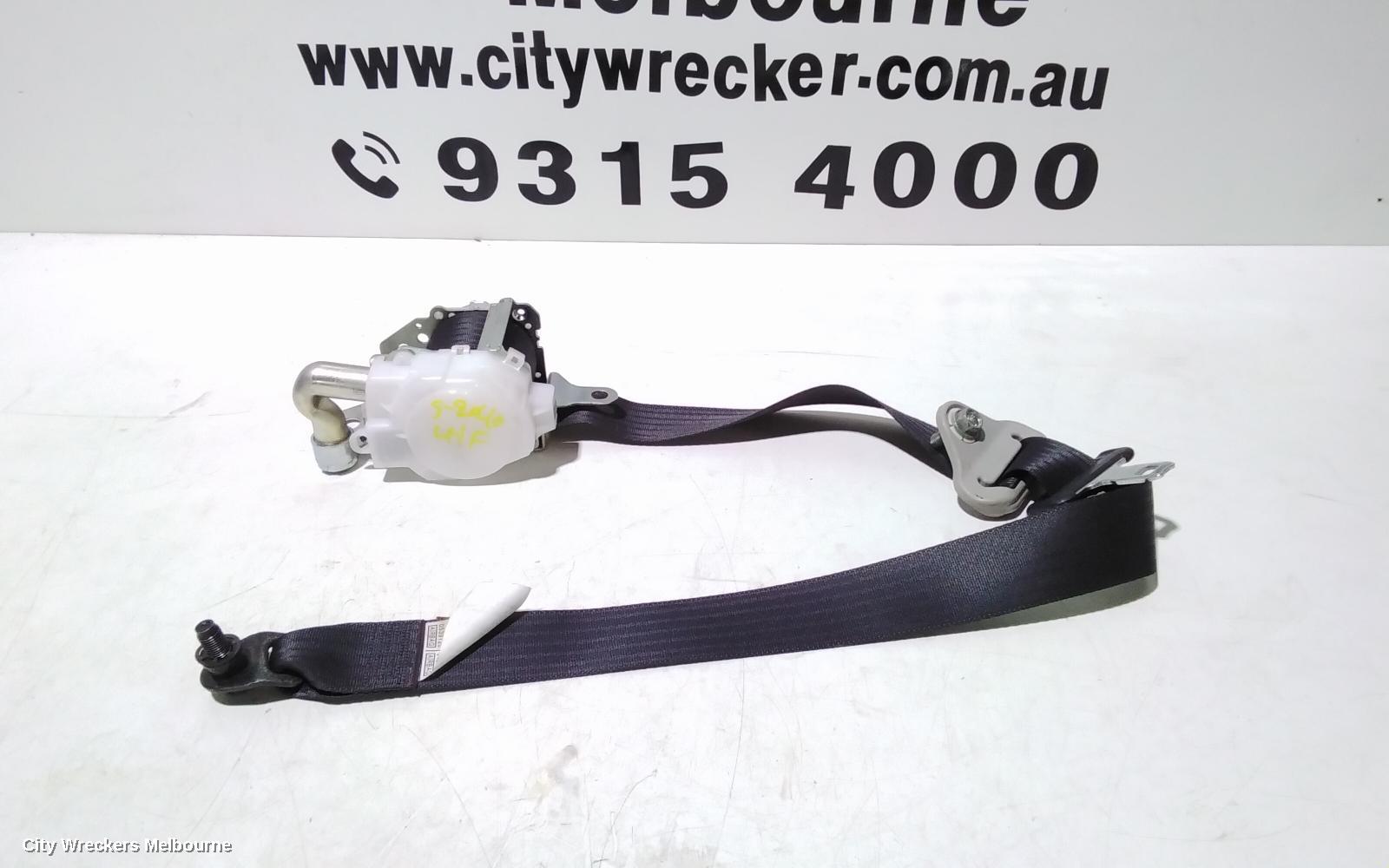 SUZUKI SWIFT SEATBELT/STALK, LH FRONT, SEAT BELT ONLY, FZ, 08/2010 - 03/2017