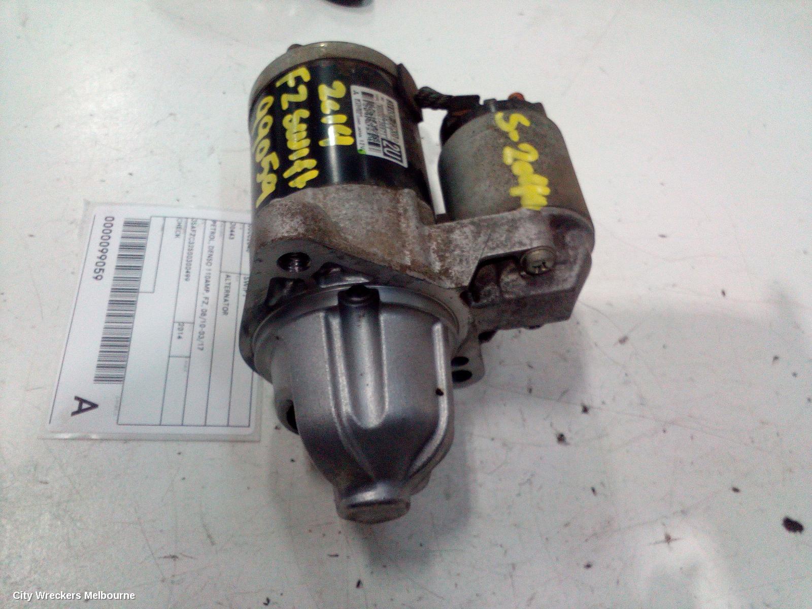 SUZUKI SWIFT ALTERNATOR, PETROL, DENSO 110AMP, FZ, 08/2010 - 03/2017