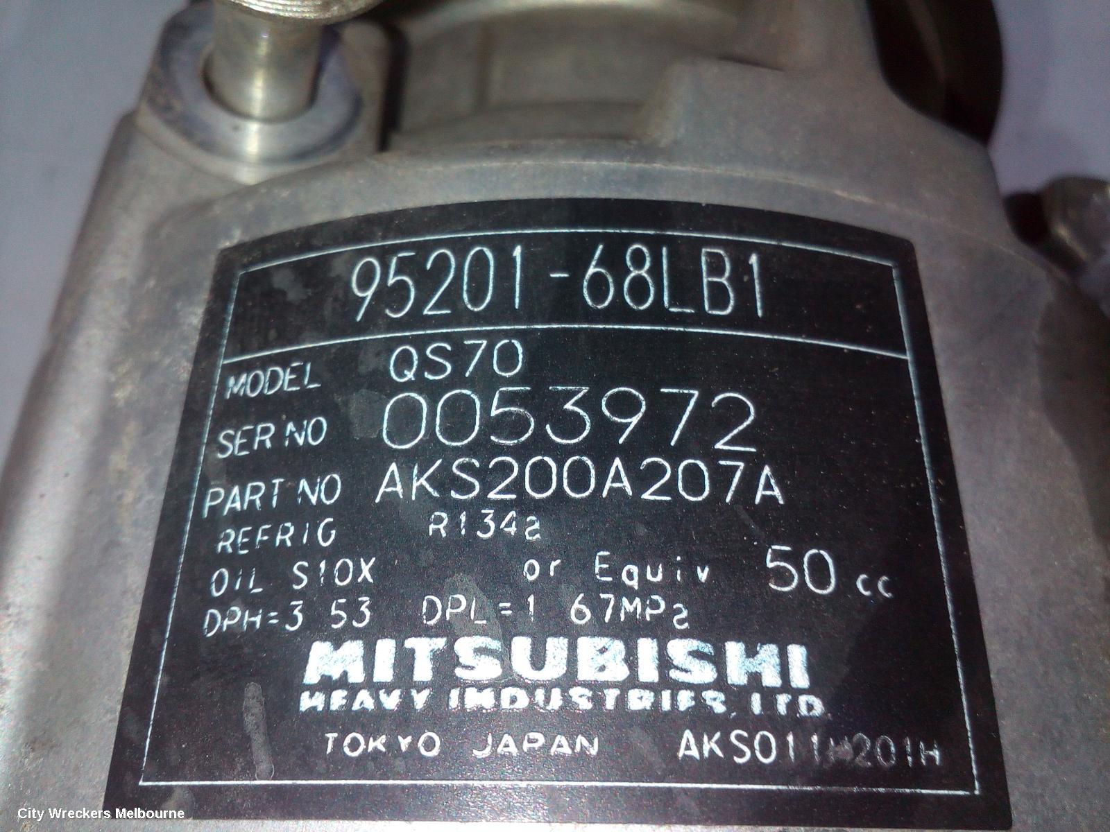 SUZUKI SWIFT A/C COMPRESSOR, FZ, 1.6, M16A, PETROL, SPORTS, 08/2010 - 03/2017
