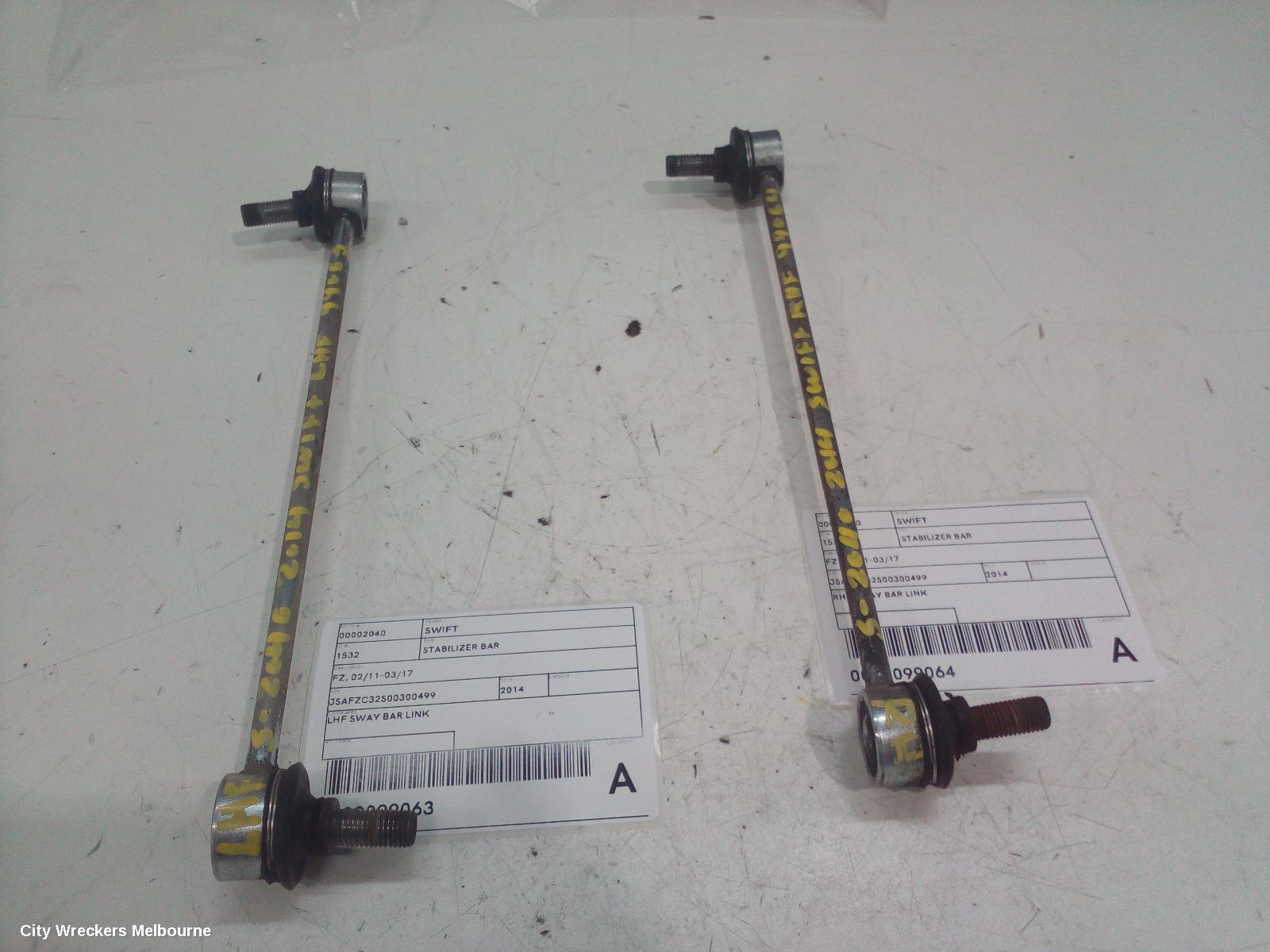 SUZUKI SWIFT STABILISER BAR, FZ, 02/2011 - 03/2017