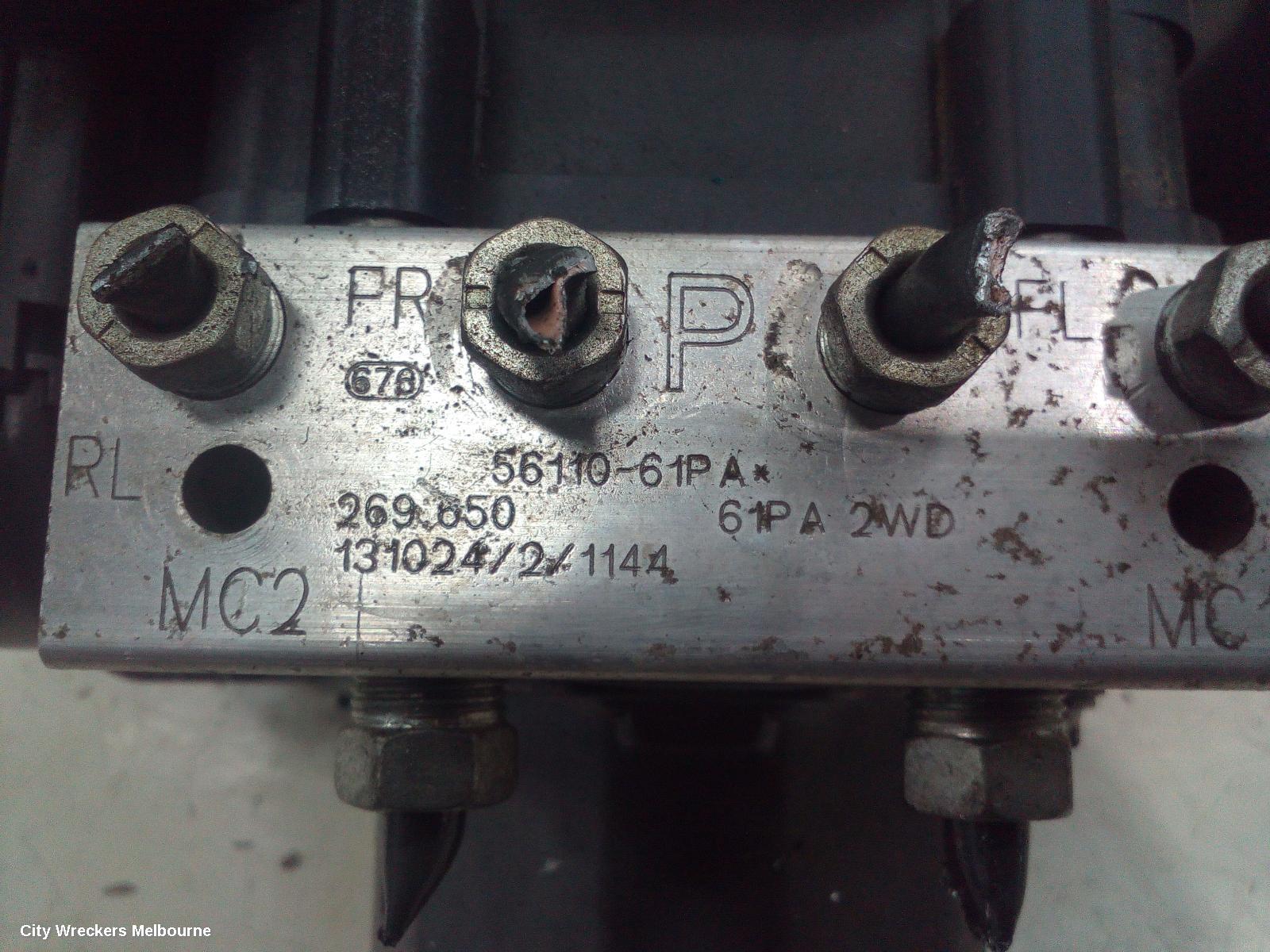 SUZUKI SWIFT ABS PUMP/MODULATOR, FZ, 08/2010 - 03/2017