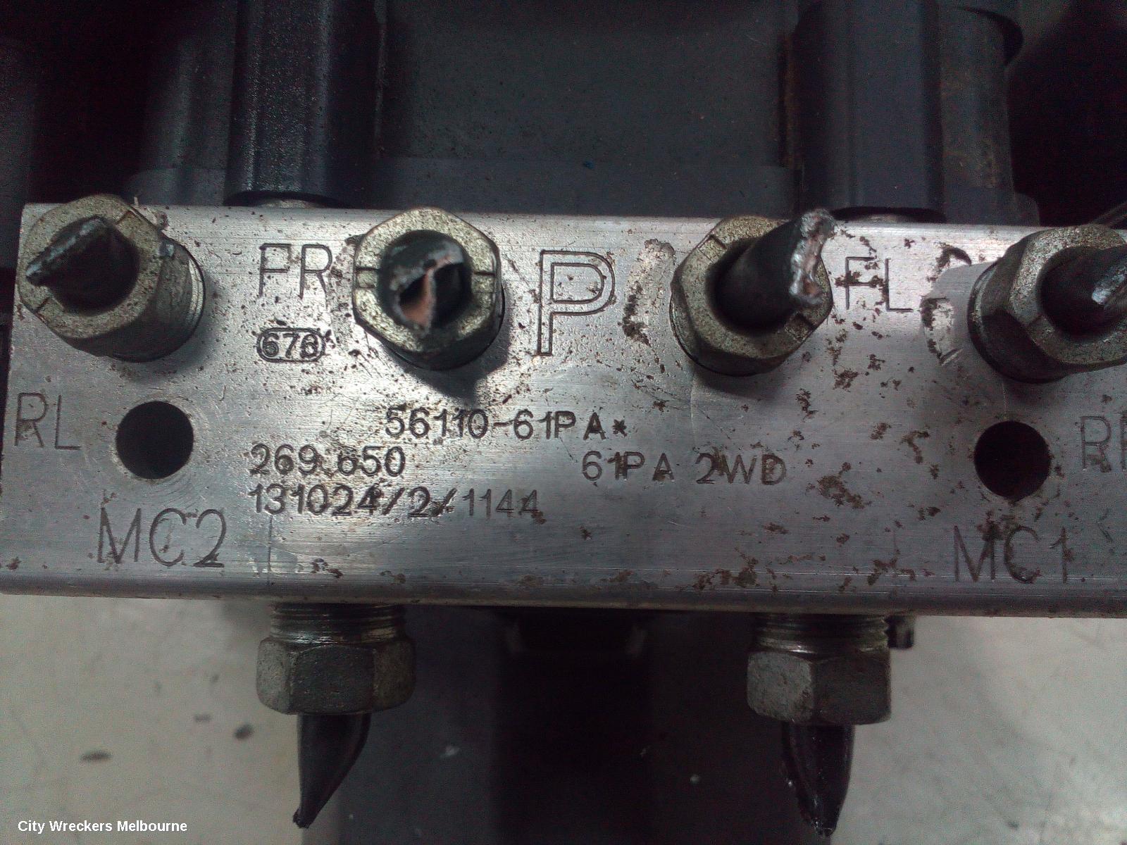 SUZUKI SWIFT ABS PUMP/MODULATOR, FZ, 08/2010 - 03/2017