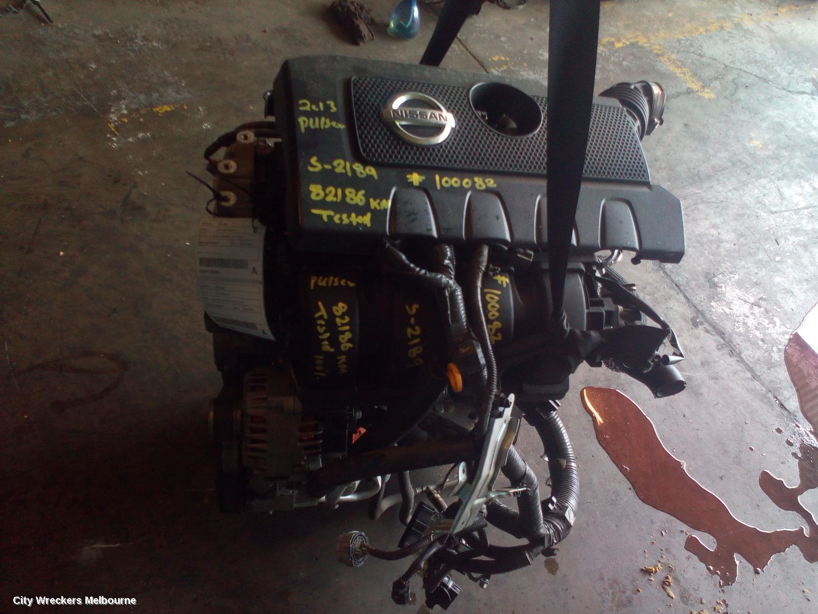 NISSAN PULSAR ENGINE, PETROL, 1.8, MRA8DE, B17/C12, 12/2012 - 12/2017