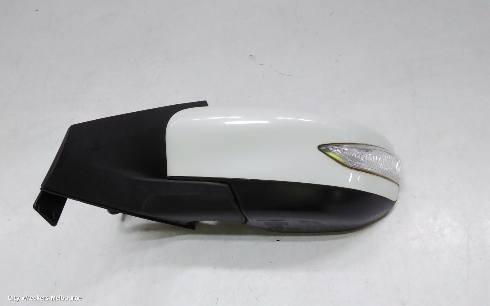 NISSAN PULSAR LEFT DOOR MIRROR, B17, SEDAN, POWER FOLD TYPE, 12/2012 - 12/2017
