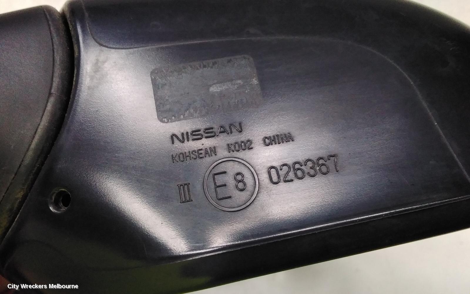 NISSAN PULSAR LEFT DOOR MIRROR, B17, SEDAN, POWER FOLD TYPE, 12/2012 - 12/2017