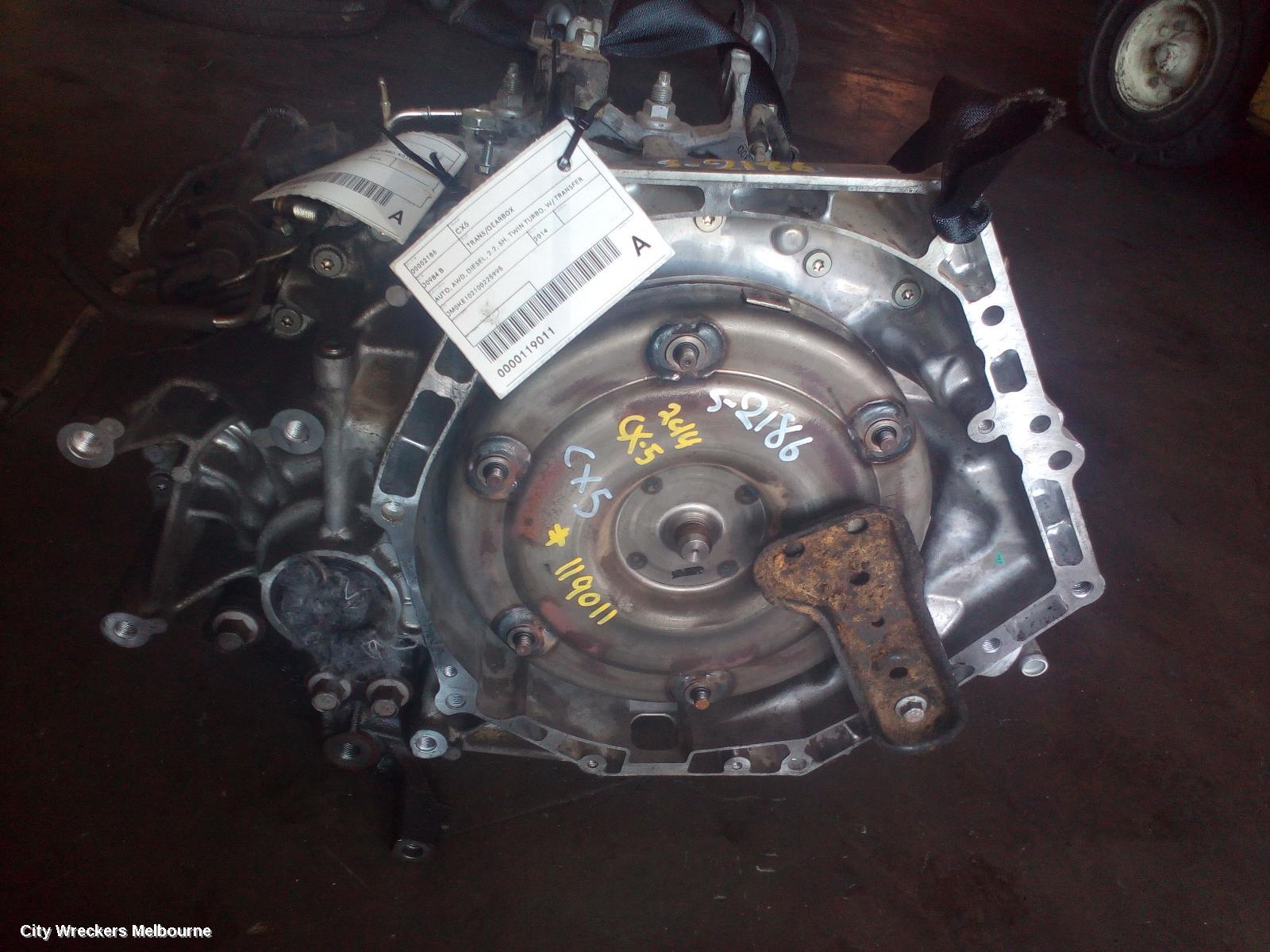 MAZDA CX5 TRANS/GEARBOX, AUTO, AWD, DIESEL, 2.2, SH, TWIN TURBO, NO TRANSFER CASE, KE, 03/2012 - 12/2016
