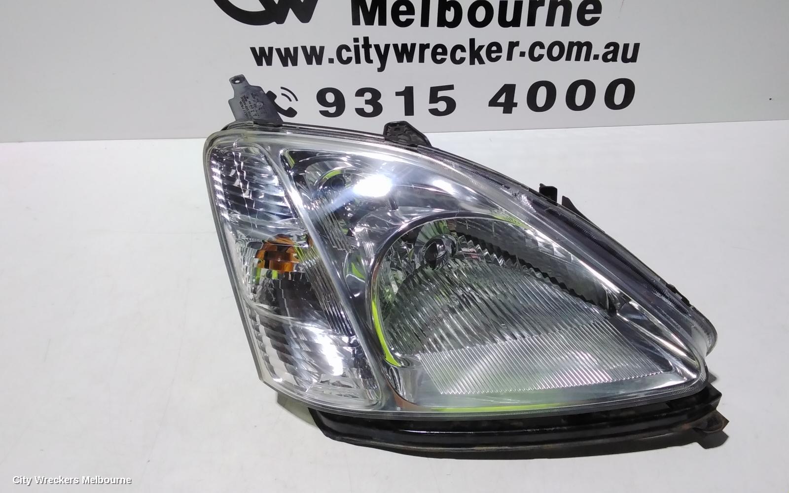HONDA CIVIC RIGHT HEADLAMP, 7TH GEN, 5DR HATCH (AUST TYPE), 11/2000 - 10/2003