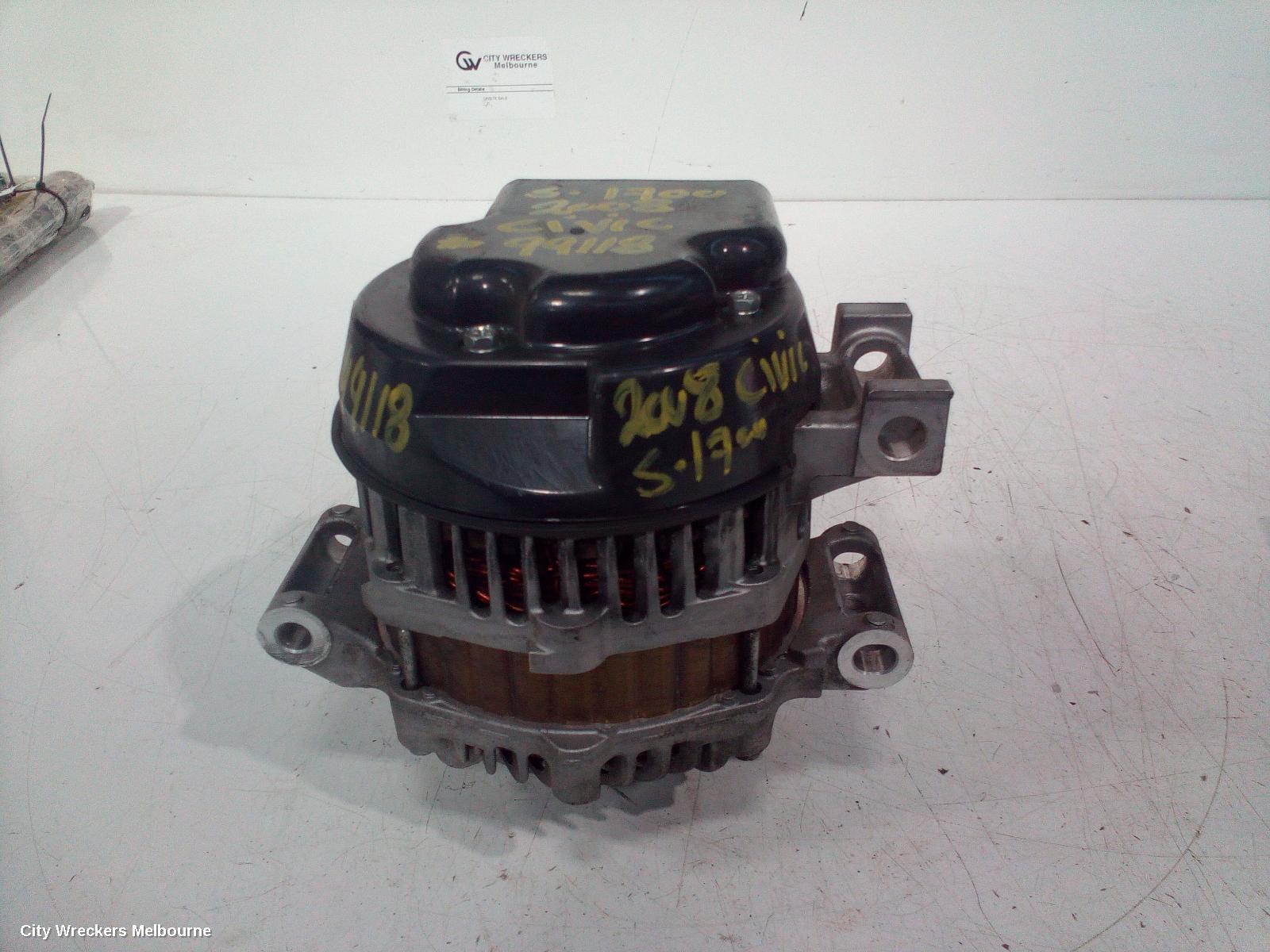 MAZDA CX7 ALTERNATOR, PETROL, 2.5, L5, ER, 10/2009 - 02/2012