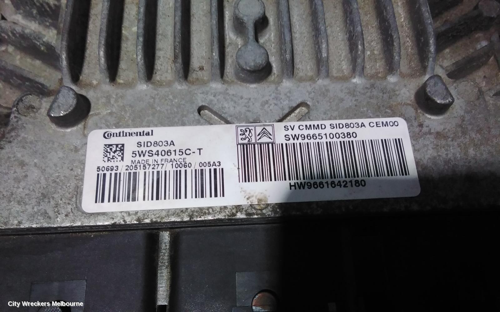 PEUGEOT EXPERT ECU, VAN 09/2008 - 01/2015