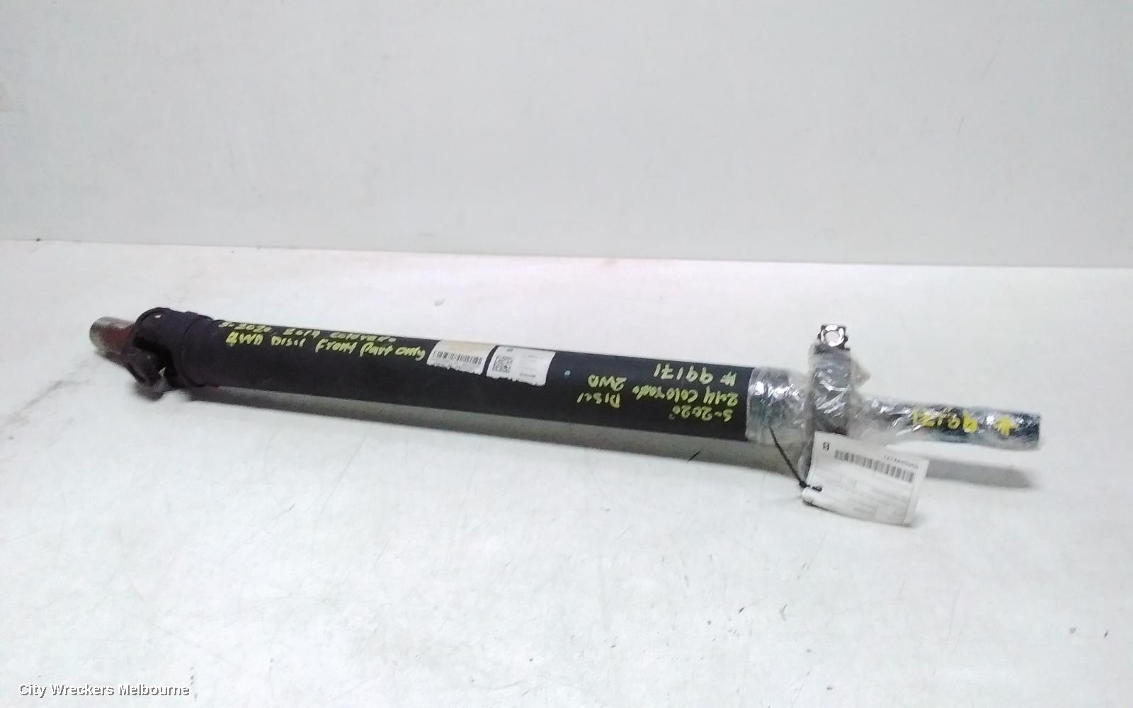 HOLDEN COLORADO FRONT PROP SHAFT, RG/RG7, 4WD, 01/2012 - 12/2020