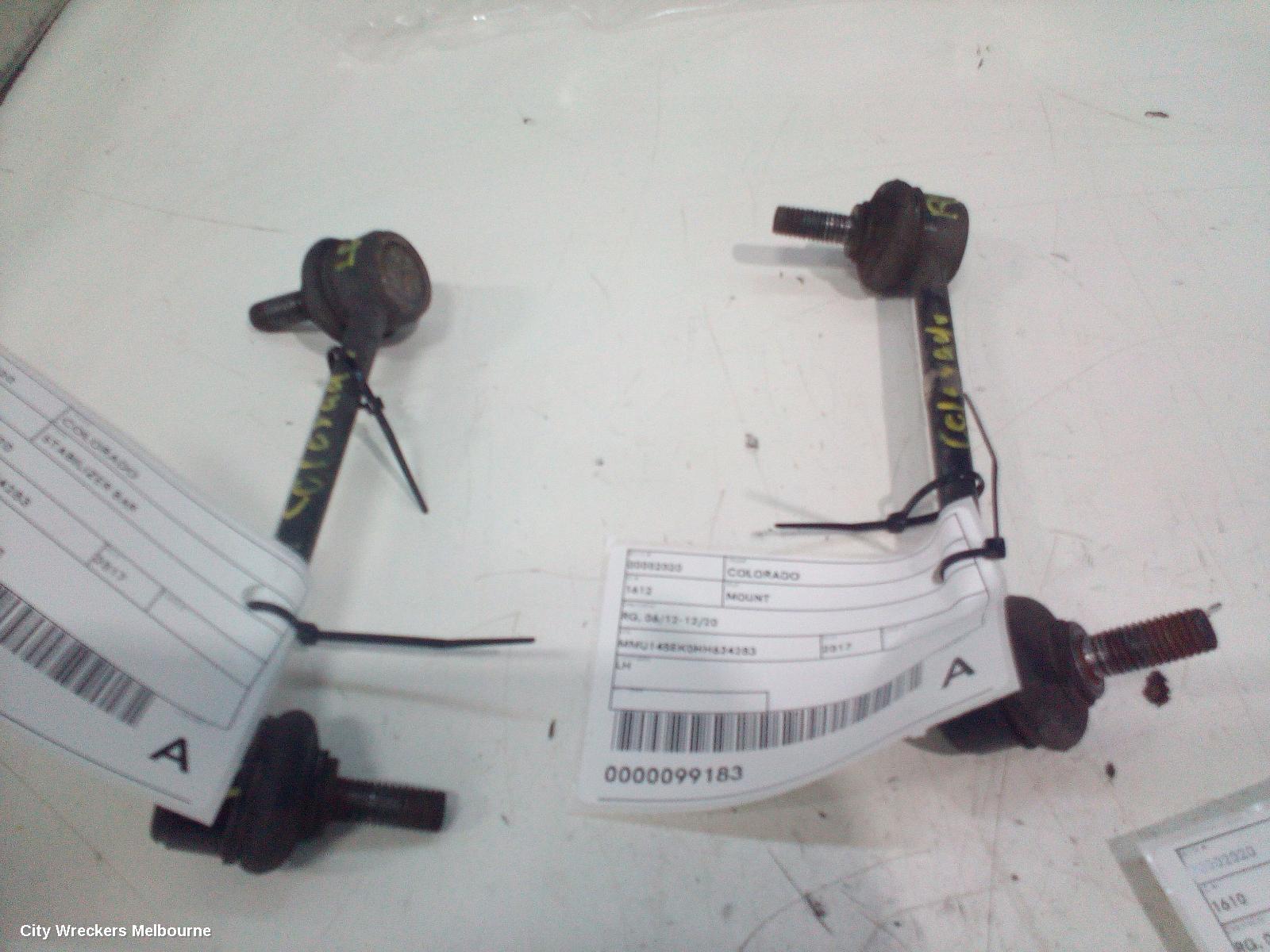 HOLDEN COLORADO MOUNT, RG, 06/2012 - 12/2020