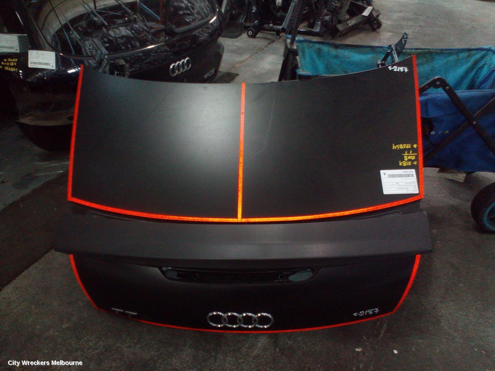 AUDI TT BOOTLID/TAILGATE, BOOTLID, 8J, CABRIO, 03/2007 - 12/2014