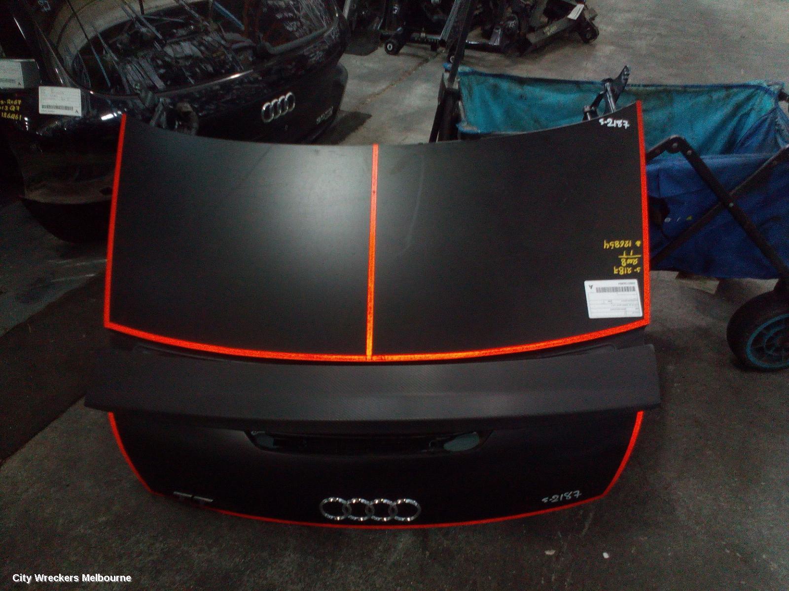 AUDI TT BOOTLID/TAILGATE, BOOTLID, 8J, CABRIO, 03/2007 - 12/2014