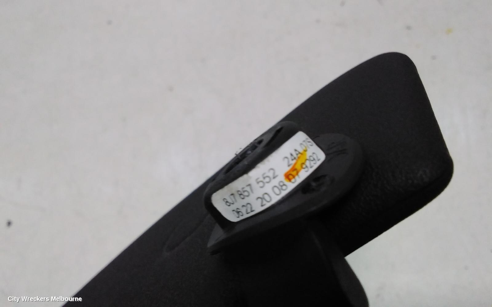AUDI TT SUNVISOR, 8J, RH SIDE, 09/2006 - 12/2014